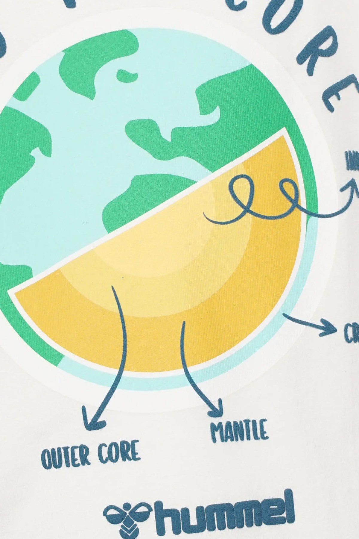 Hummel Cedrics Çocuk Tişört 911789-9003 Beyaz