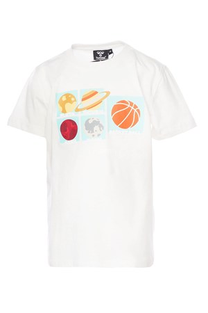 Hummel Dracos Erkek Çocuk Tişört 911795-9003 Beyaz