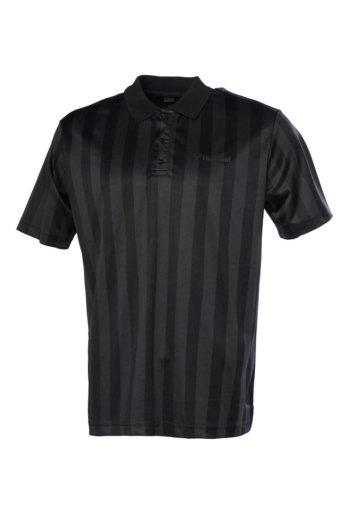 Hummel Mathen Polo Erkek Tişört 911820-2001 Siyah
