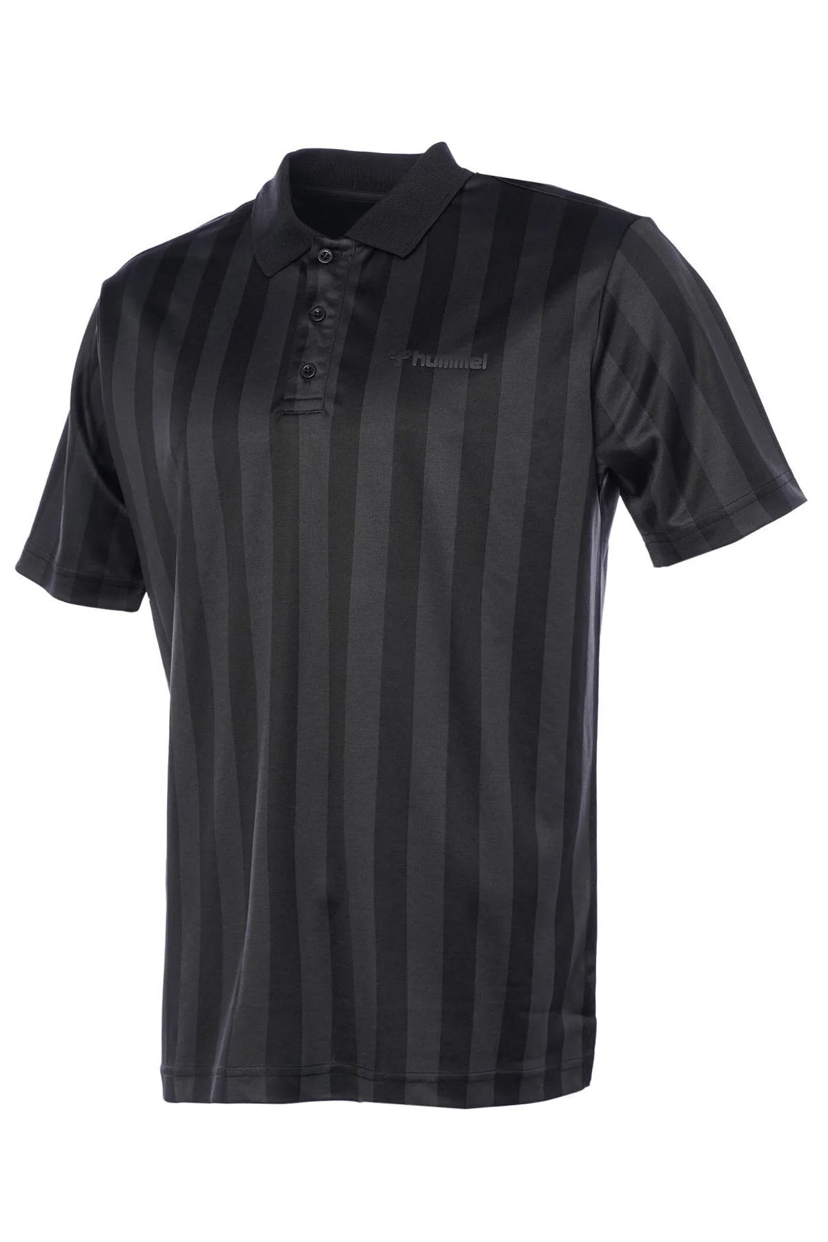 Hummel Mathen Polo Erkek Tişört 911820-2001 Siyah