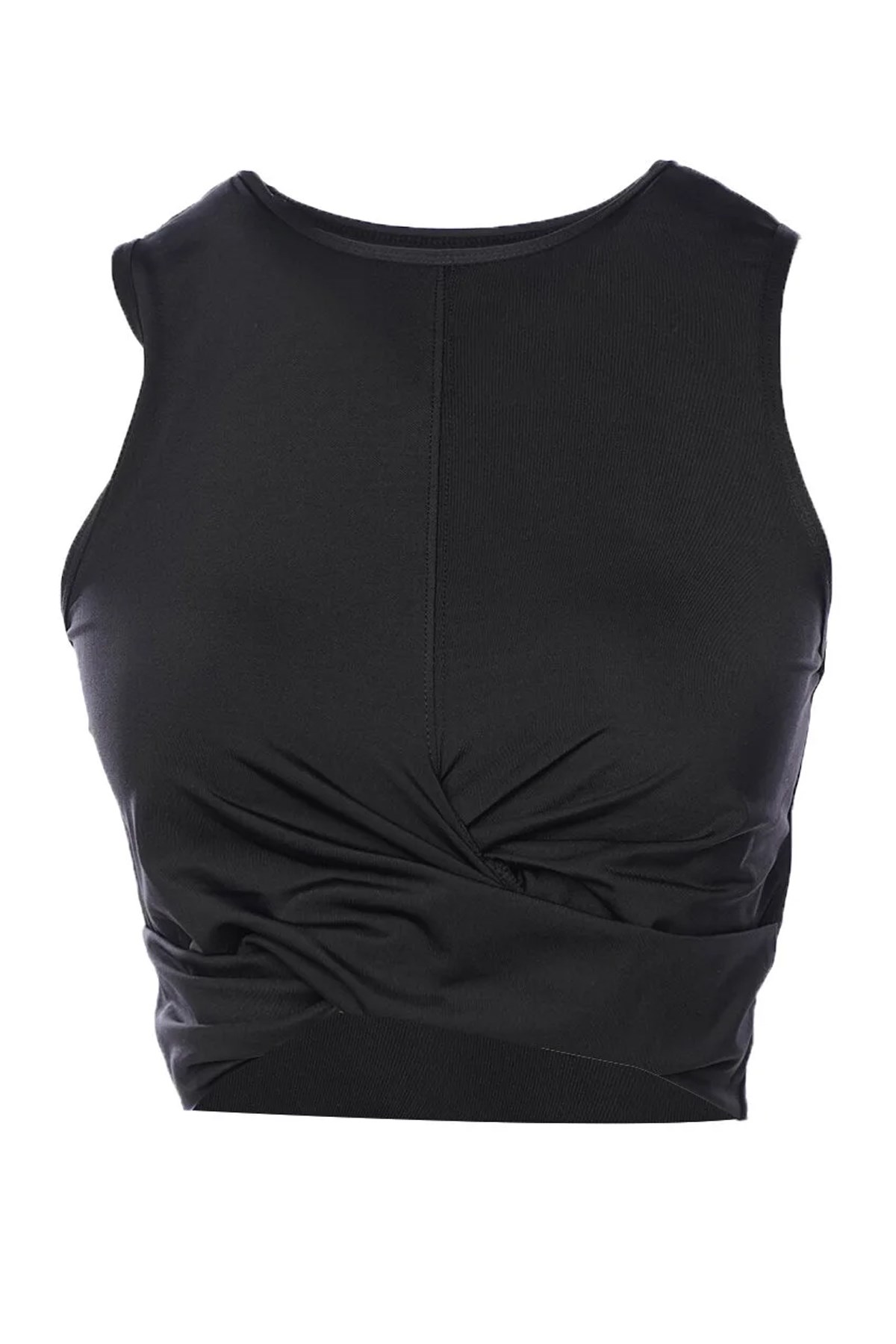 Hummel Merina Crop Top Kadın Tişört 911824-2001 Siyah