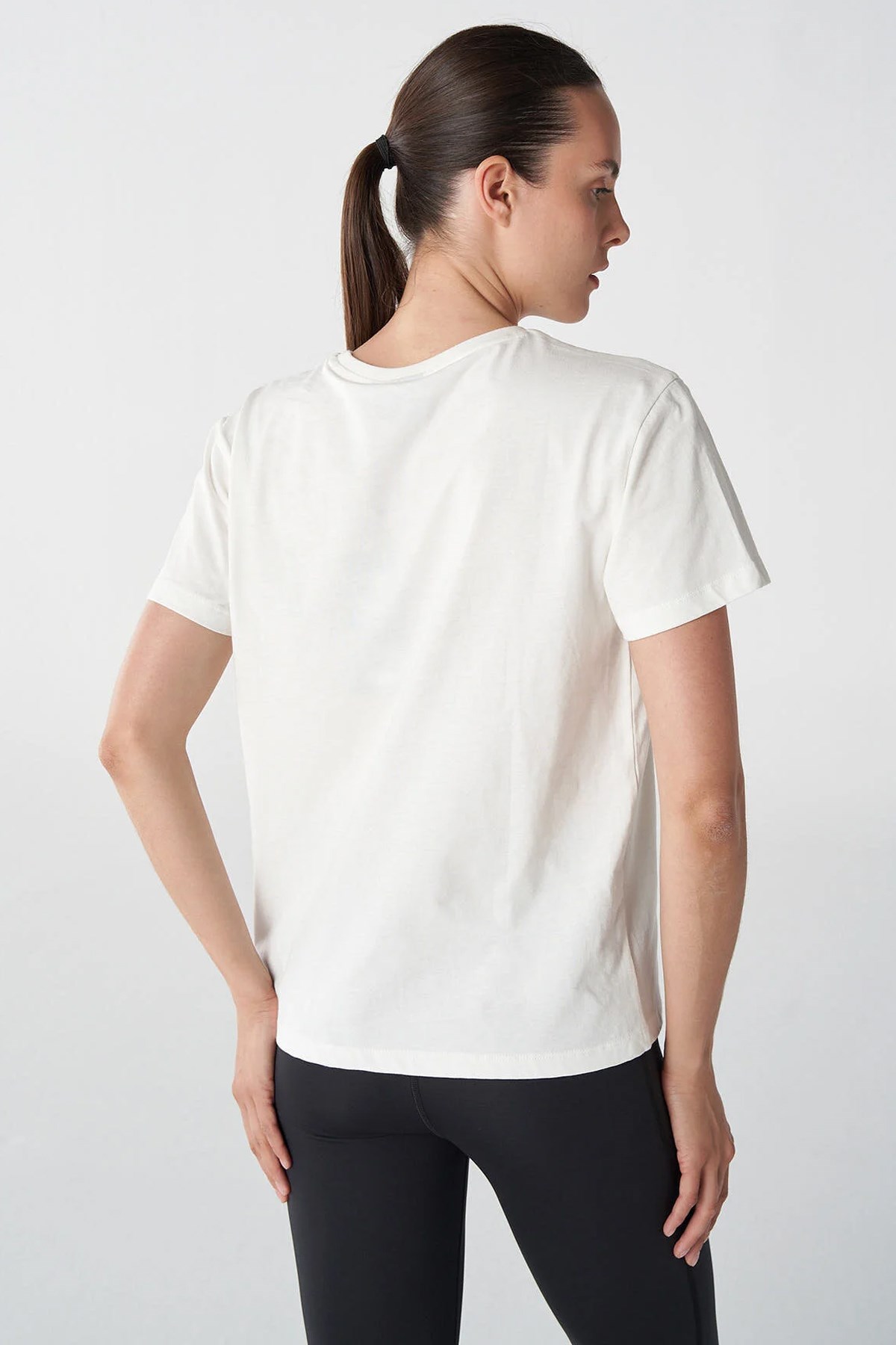 Hummel Molly Kadın Tişört 911830-9003 Beyaz