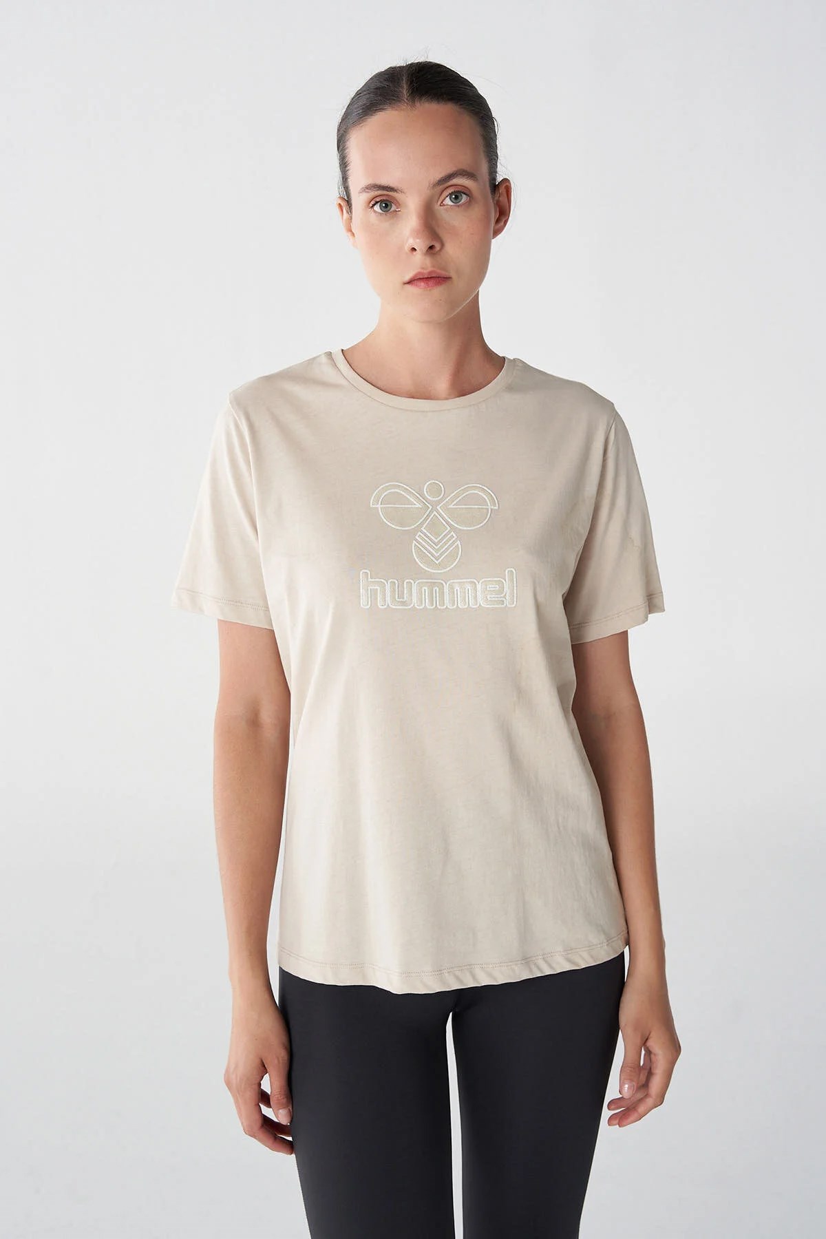 Hummel Narcissa Kadın Tişört 911832-8140 Gri
