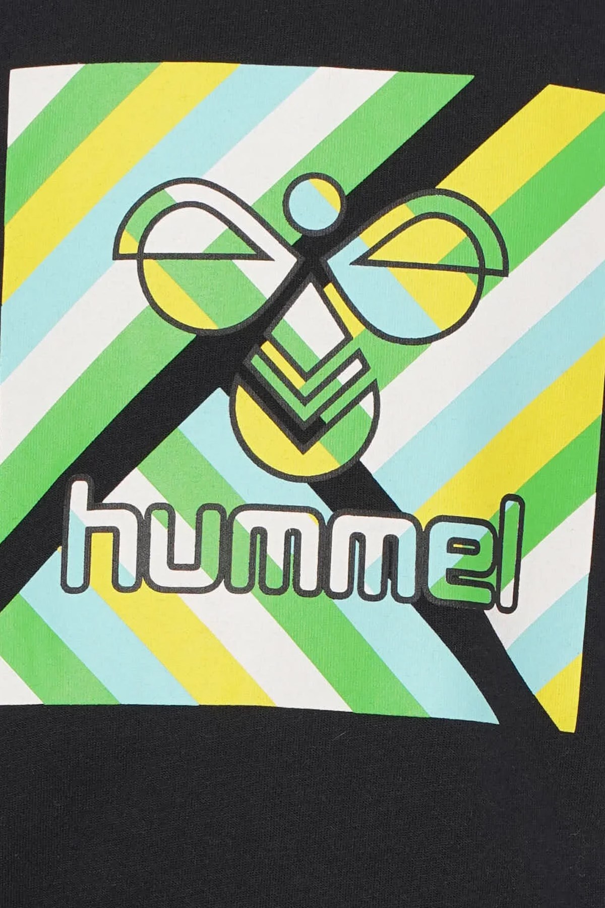Hummel Neville Çocuk Tişört 911835-2001 Siyah