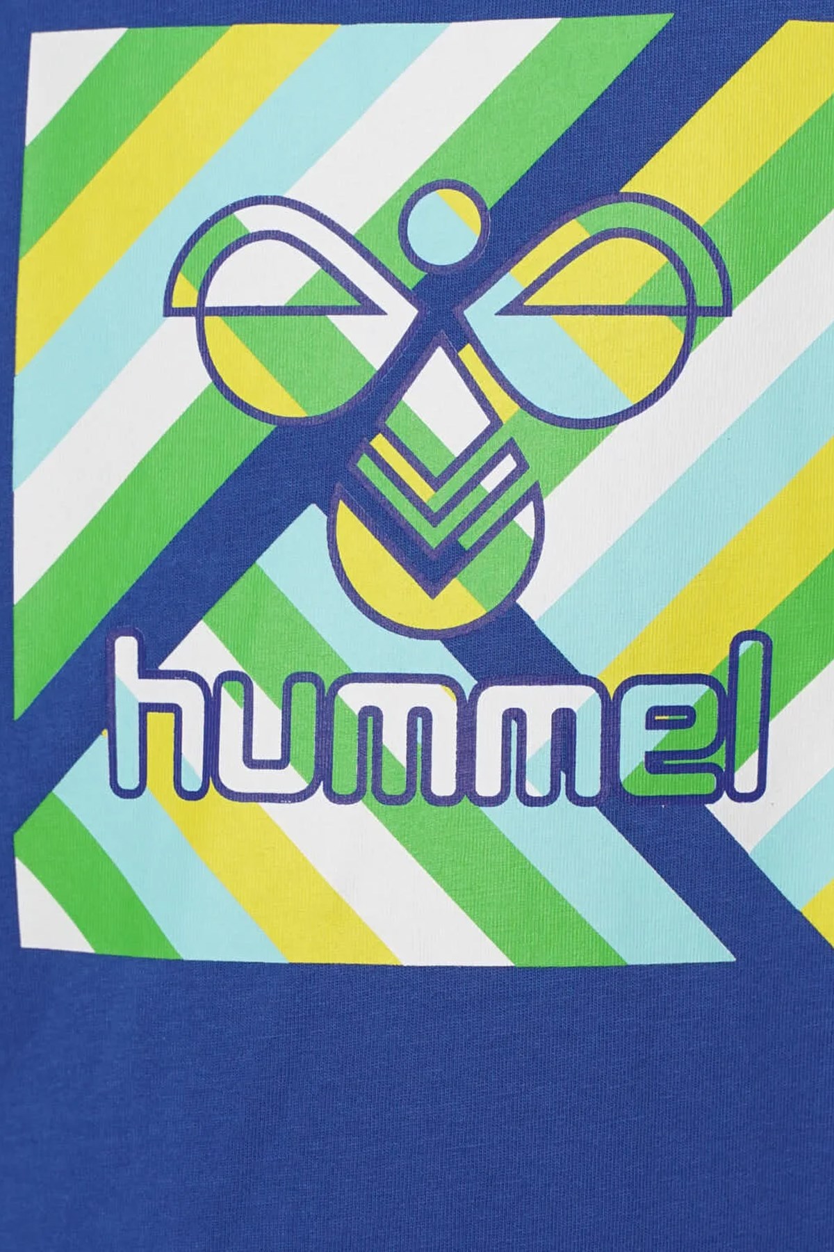 Hummel Neville Çocuk Tişört 911835-7788 Mavi