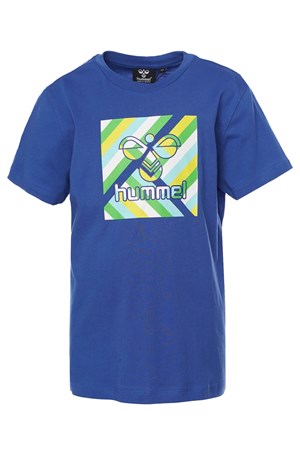 Hummel Neville Çocuk Tişört 911835-7788 Mavi