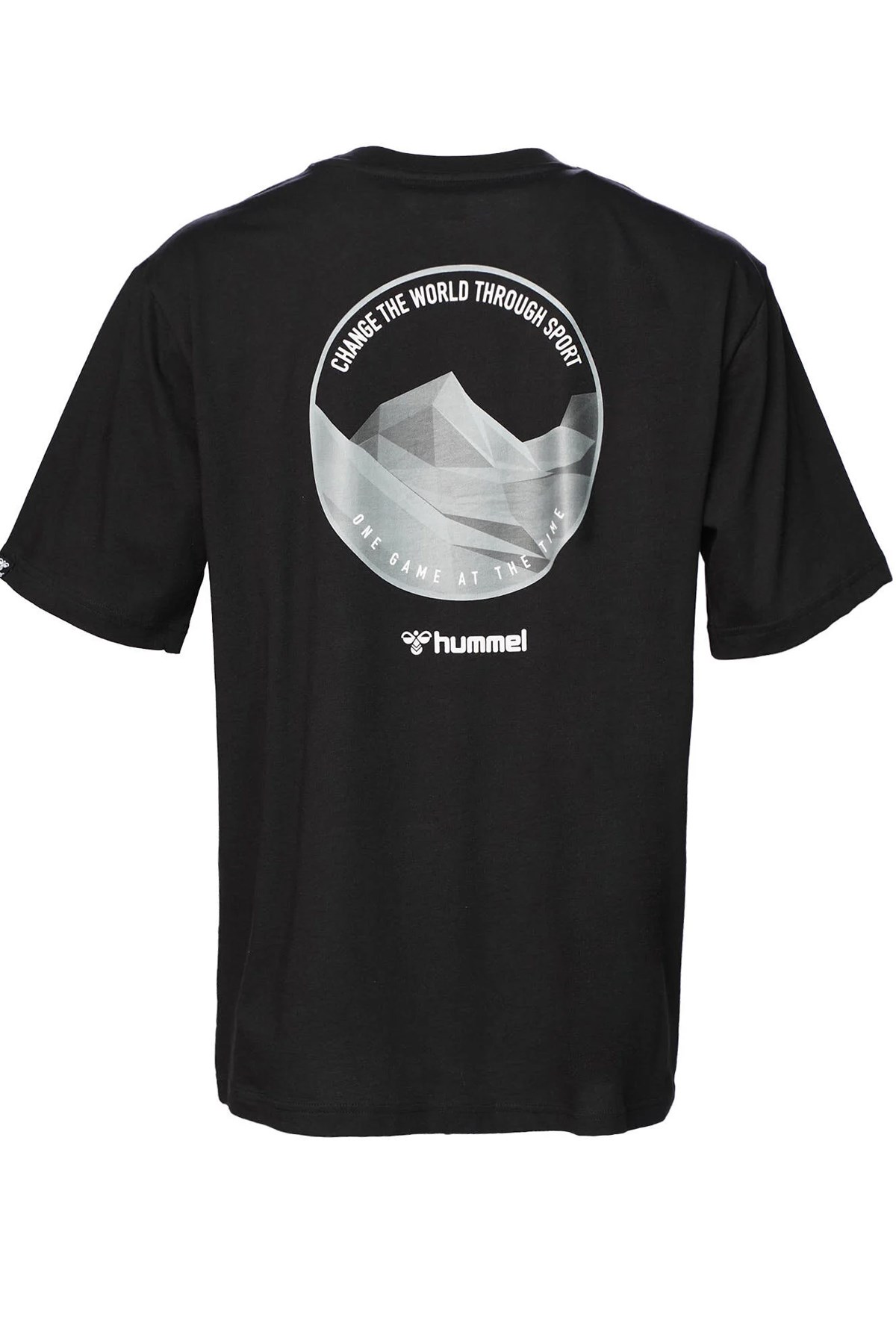 Hummel Polygonal Erkek Tişört 911846-2001 Siyah