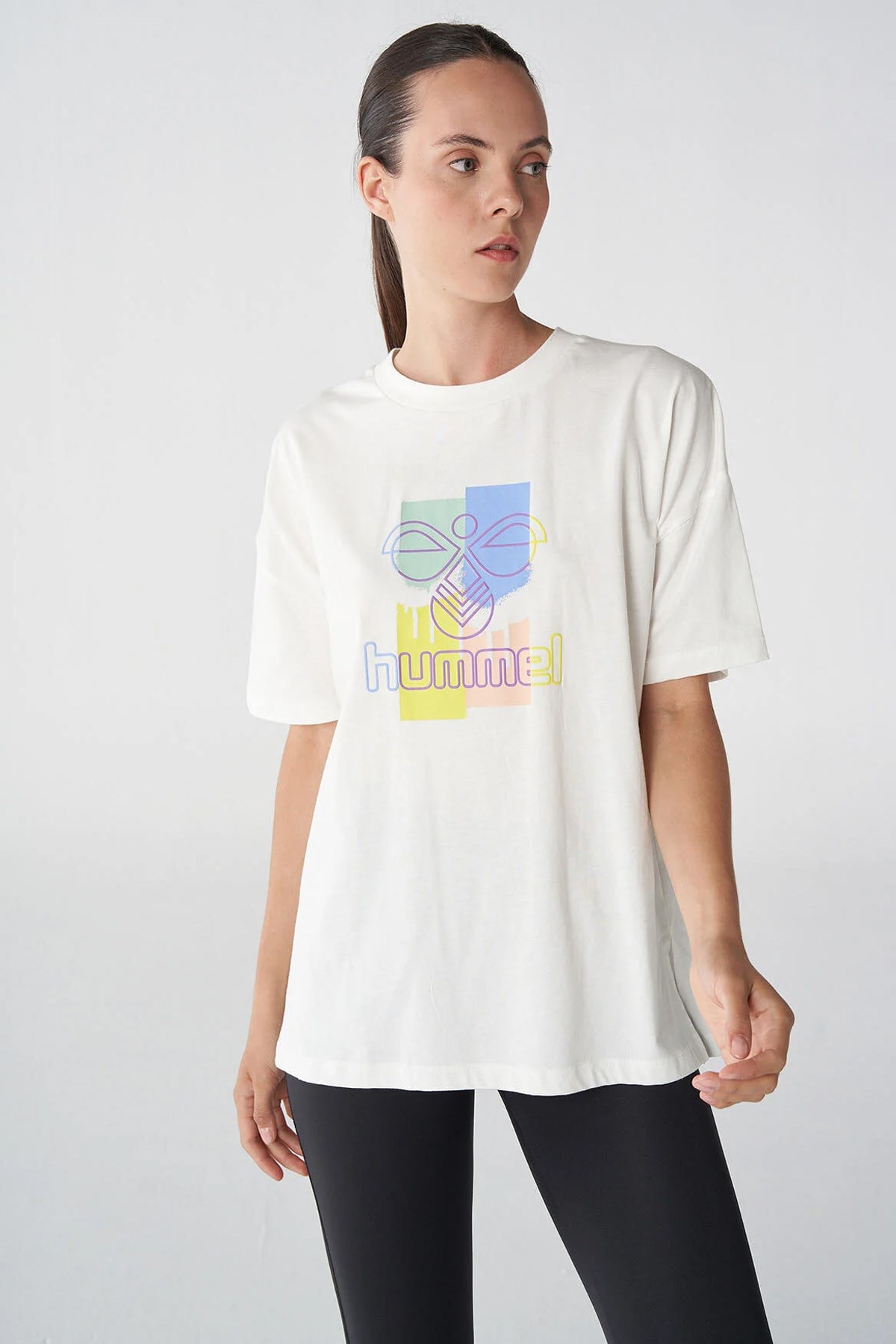 Hummel Rolanda Kadın Tişört 911850-9003 Beyaz