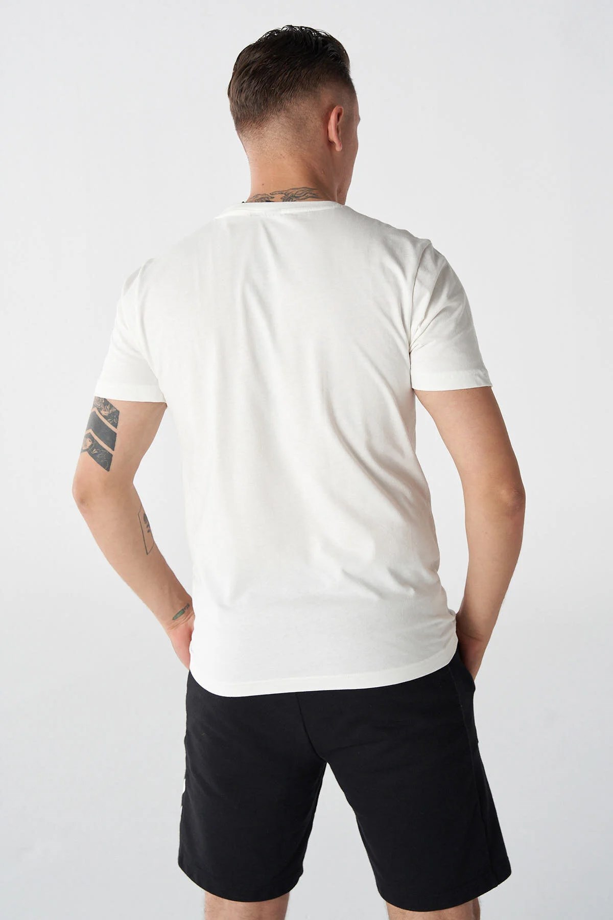 Hummel Rubeus Erkek Tişört 911854-9003 Beyaz