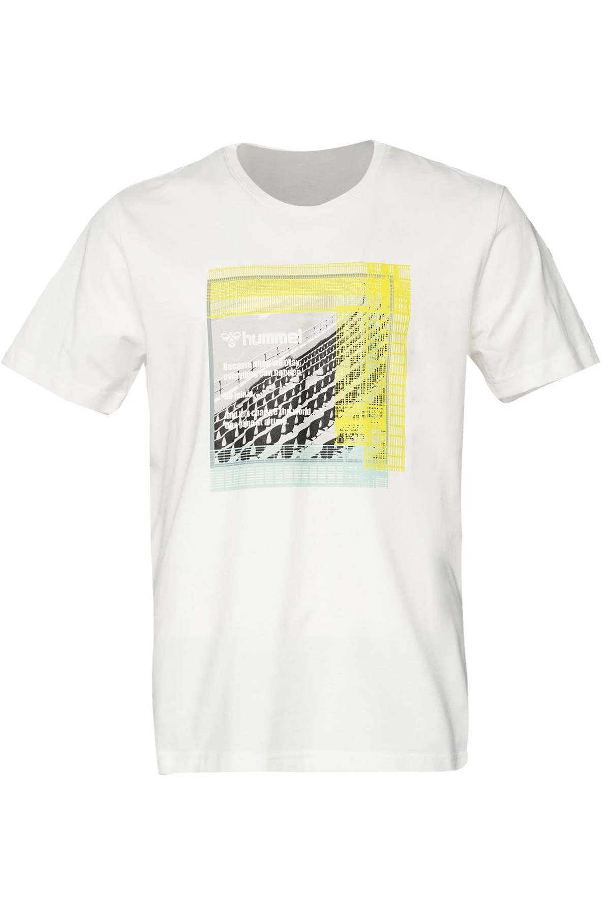 Hummel Rubeus Erkek Tişört 911854-9003 Beyaz