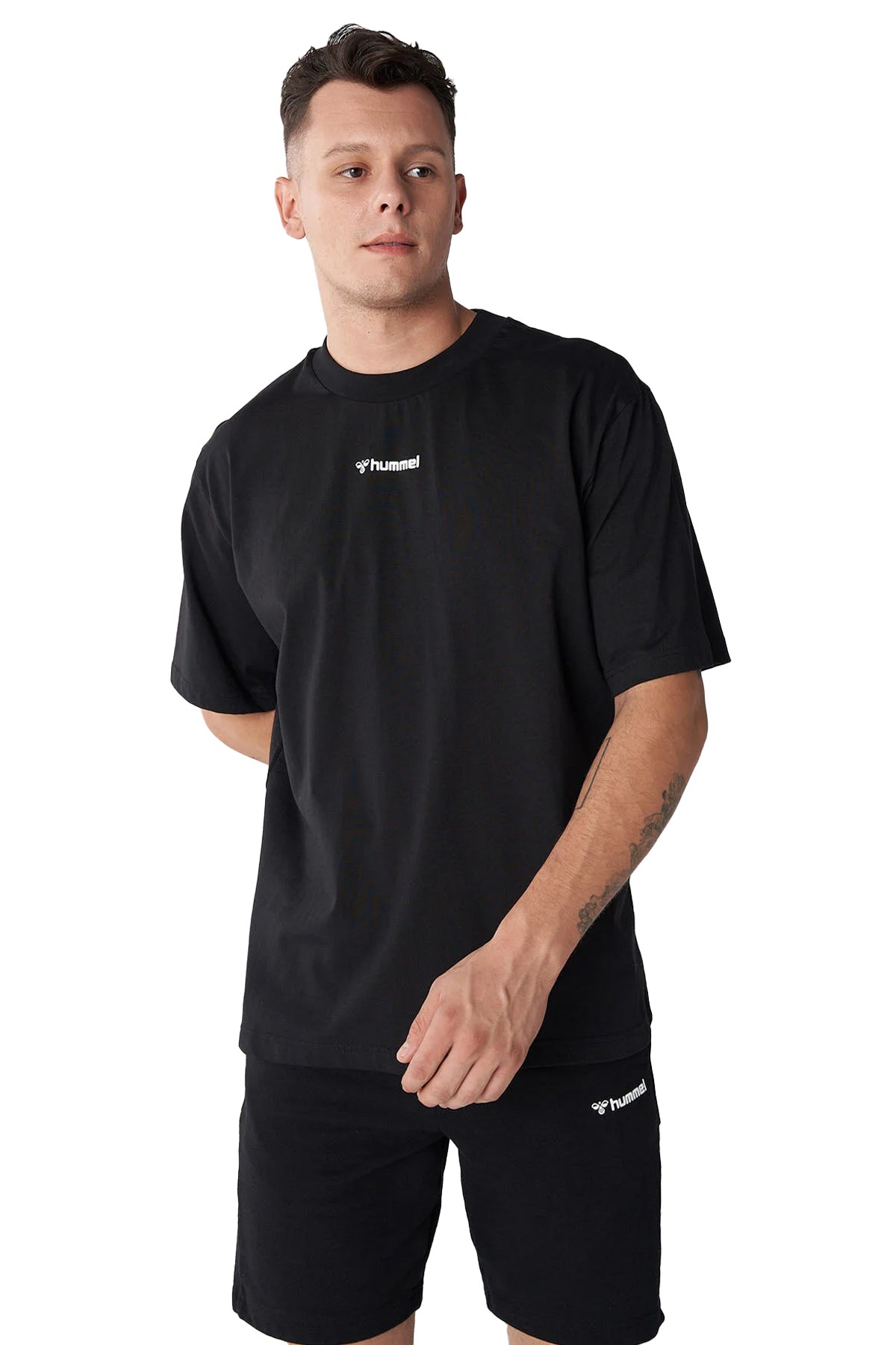 Hummel Sean Oversize Erkek Tişört 911856-2001 Siyah