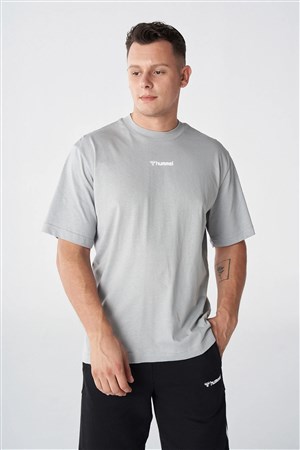 Hummel Sean Oversize Erkek Tişört 911856-2521 Gri