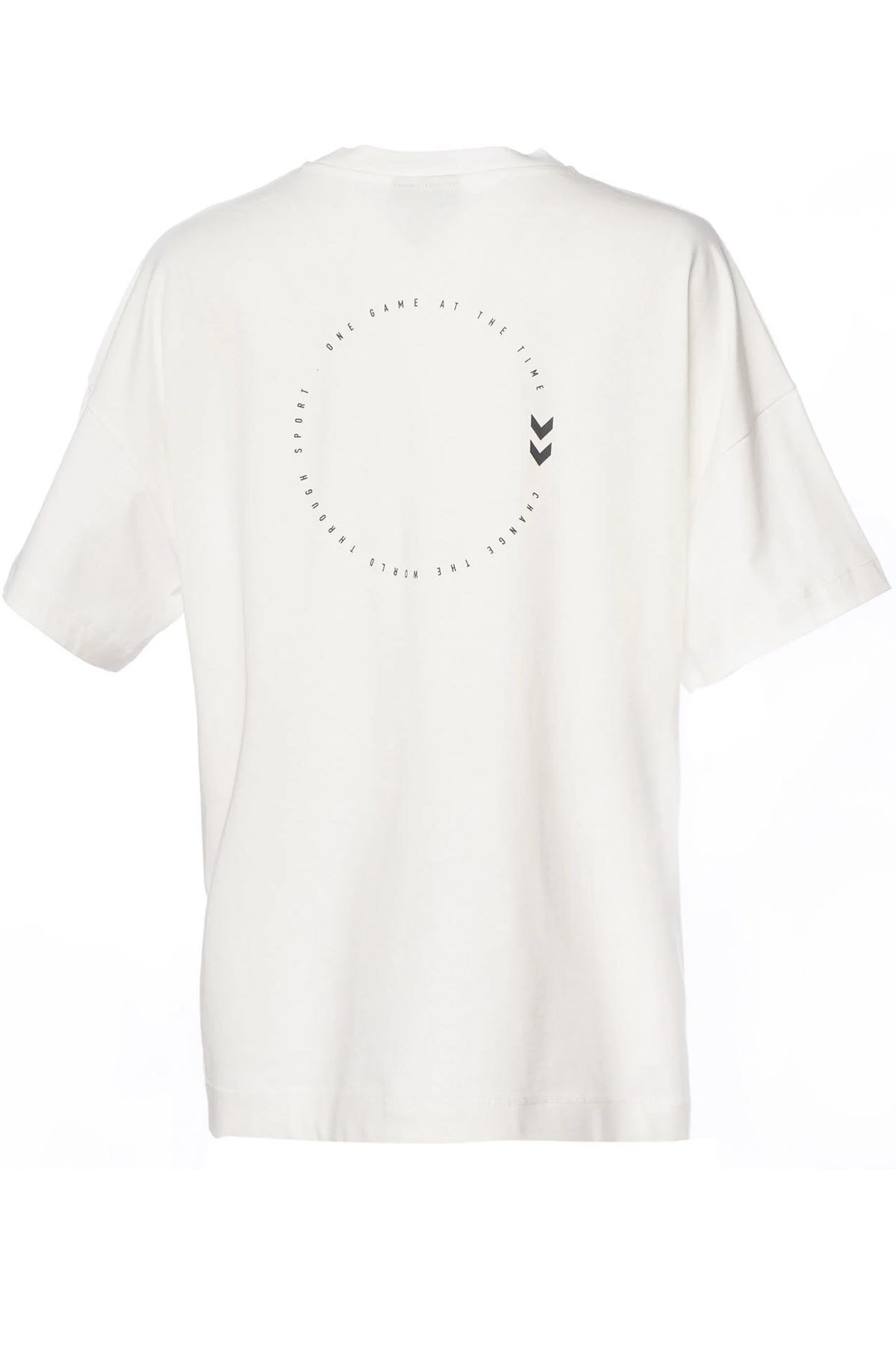 Hummel Shura Oversizet-Shirt Kadın Tişört 911858-9003 Beyaz