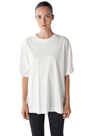 Hummel Shura Oversizet-Shirt Kadın Tişört 911858-9003 Beyaz