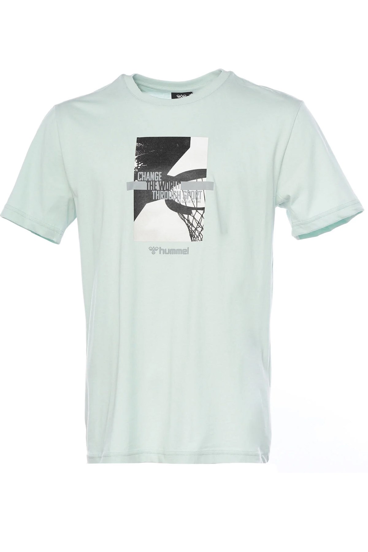 Hummel Splash Erkek Tişört 911860-2519 Yeşil