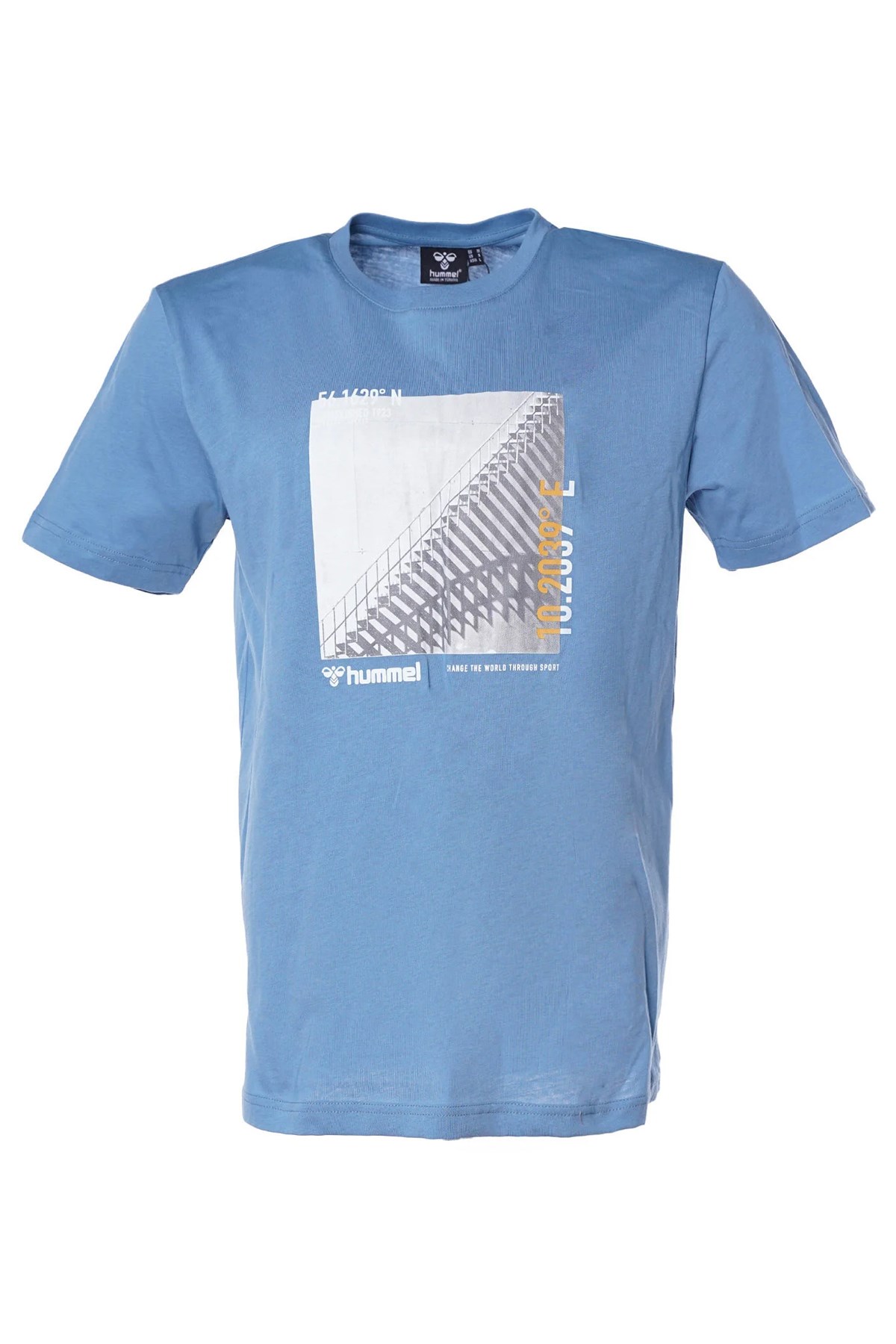 Hummel Stan Erkek Tişört 911861-4250 Mavi