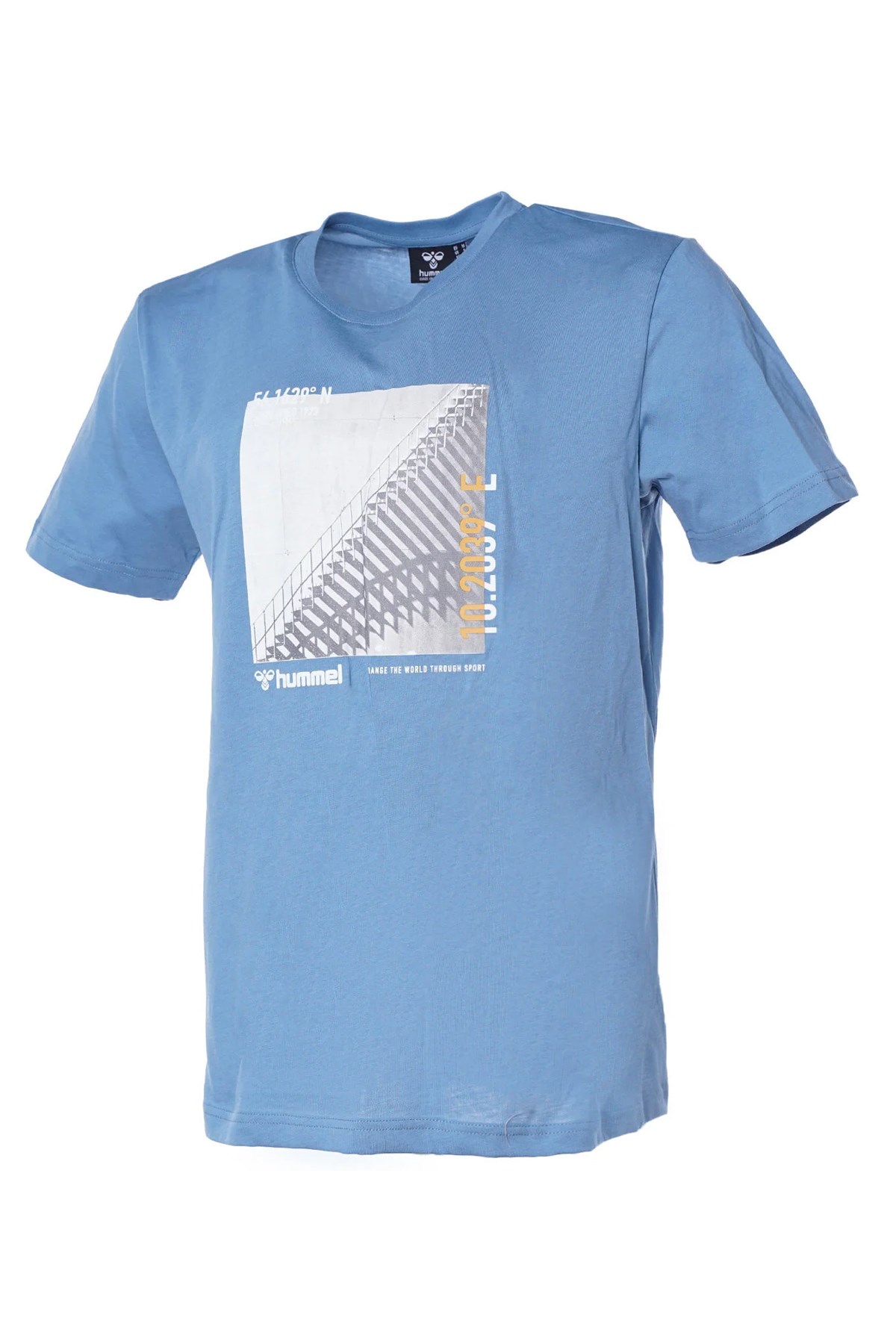 Hummel Stan Erkek Tişört 911861-4250 Mavi