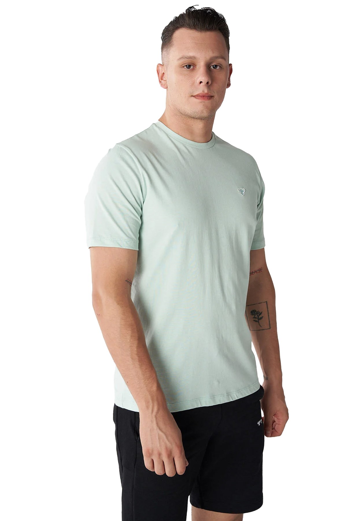 Hummel T-Ic ico Regular Erkek Tişört 911865-2519 Yeşil