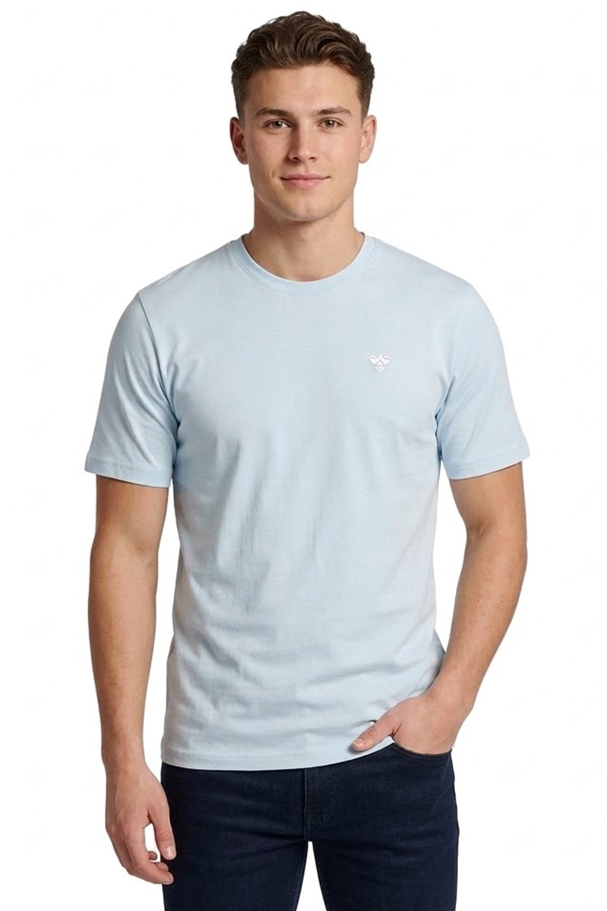 Hummel T-Ic Ico Erkek Tişört 911865-7299 Mavi