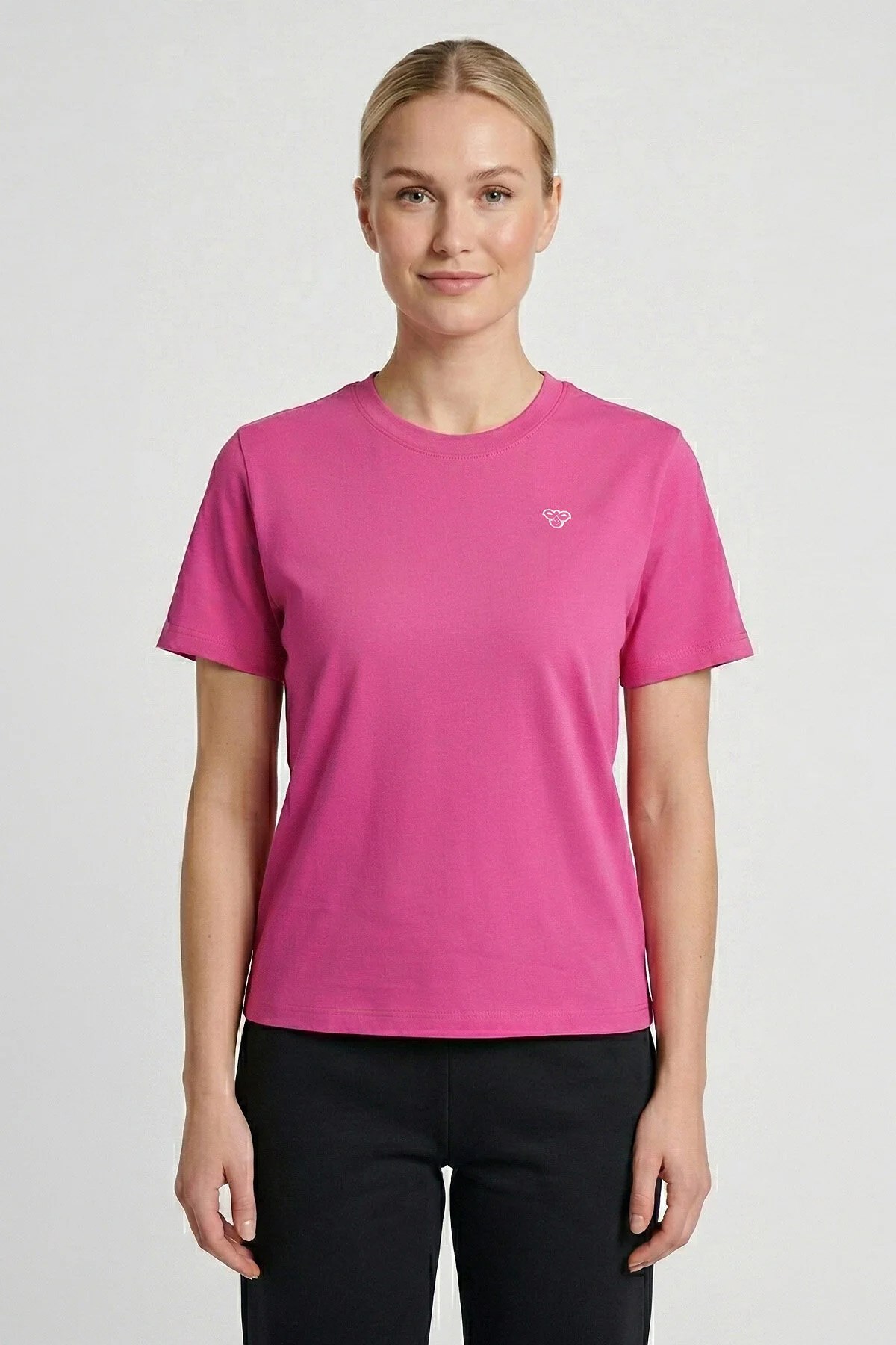 Hummel T-Ic Icona Kadın Tişört 911867-3502 Pembe