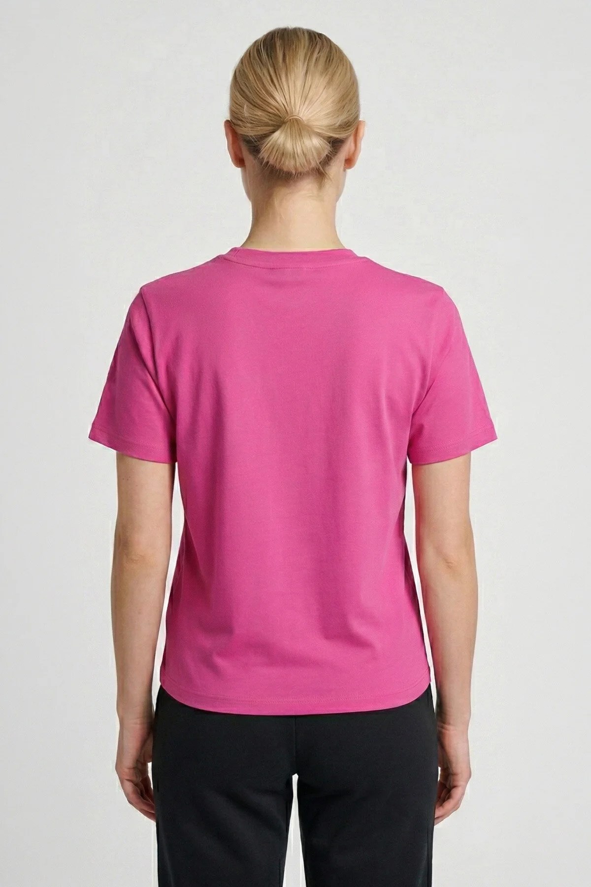 Hummel T-Ic Icona Kadın Tişört 911867-3502 Pembe