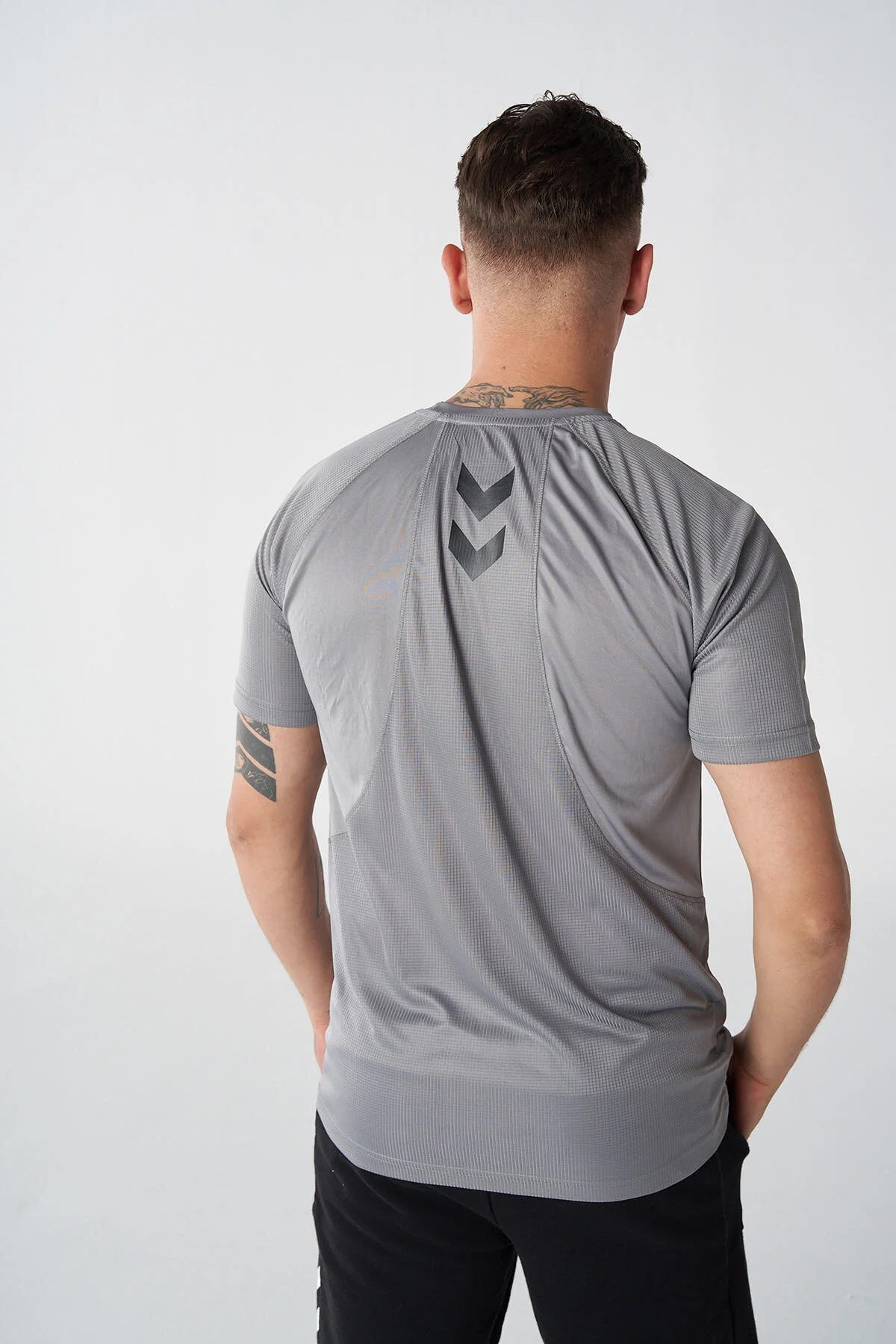 Hummel Toro Erkek Tişört 911871-2521 Gri