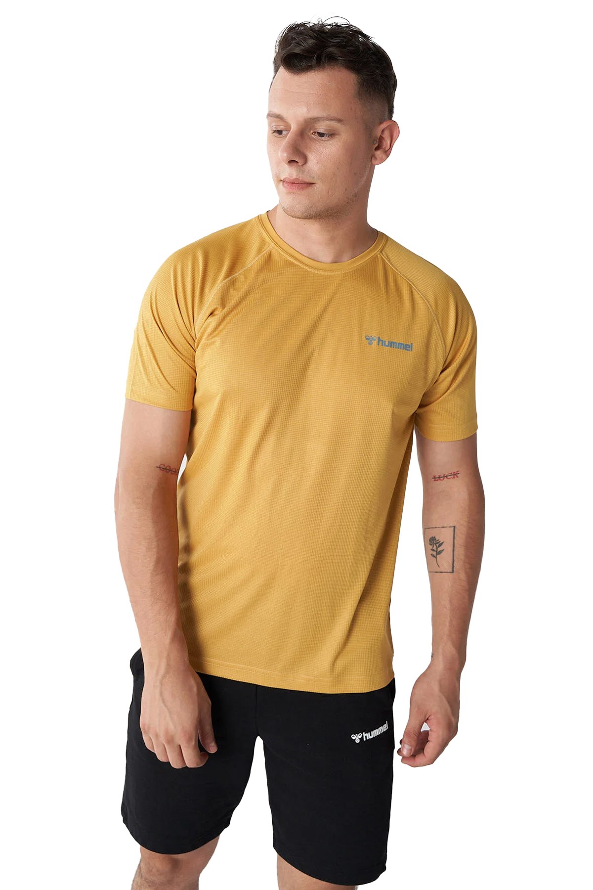 Hummel Toro Erkek Tişört 911871-2523 Sarı