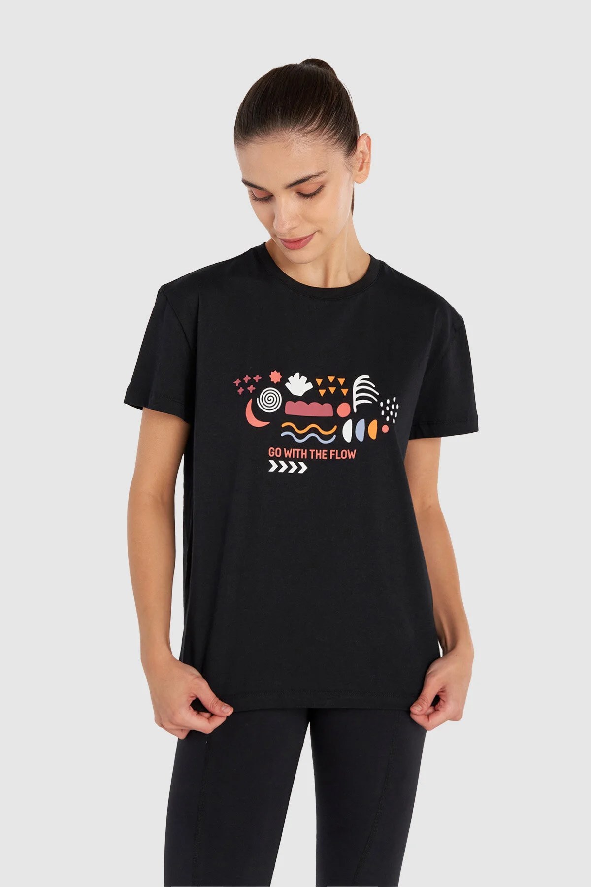 Hummel  Dory  S/S Kadın Tişört Siyah