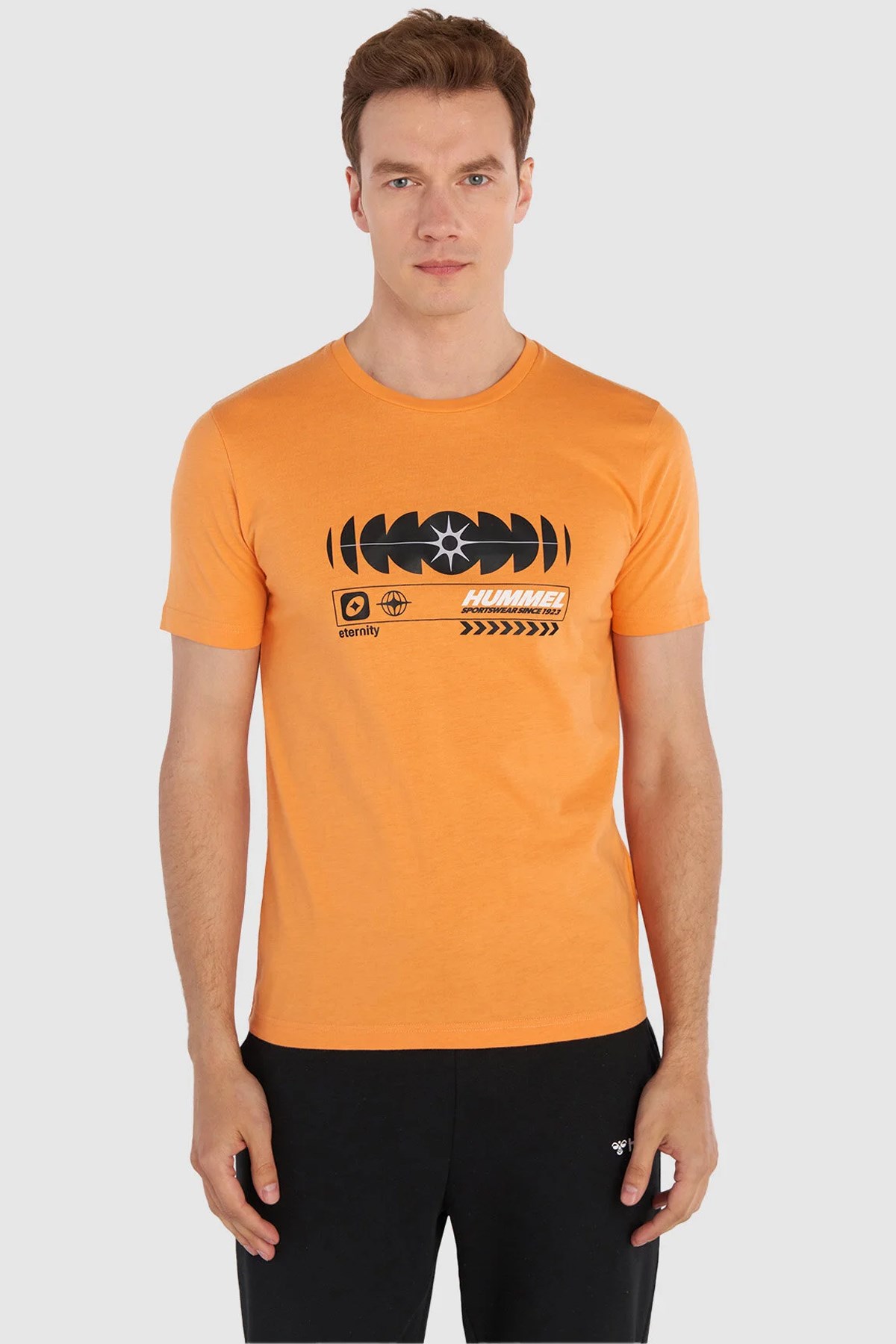 Hummel Josen Erkek Tişört 911968-5097 Turuncu