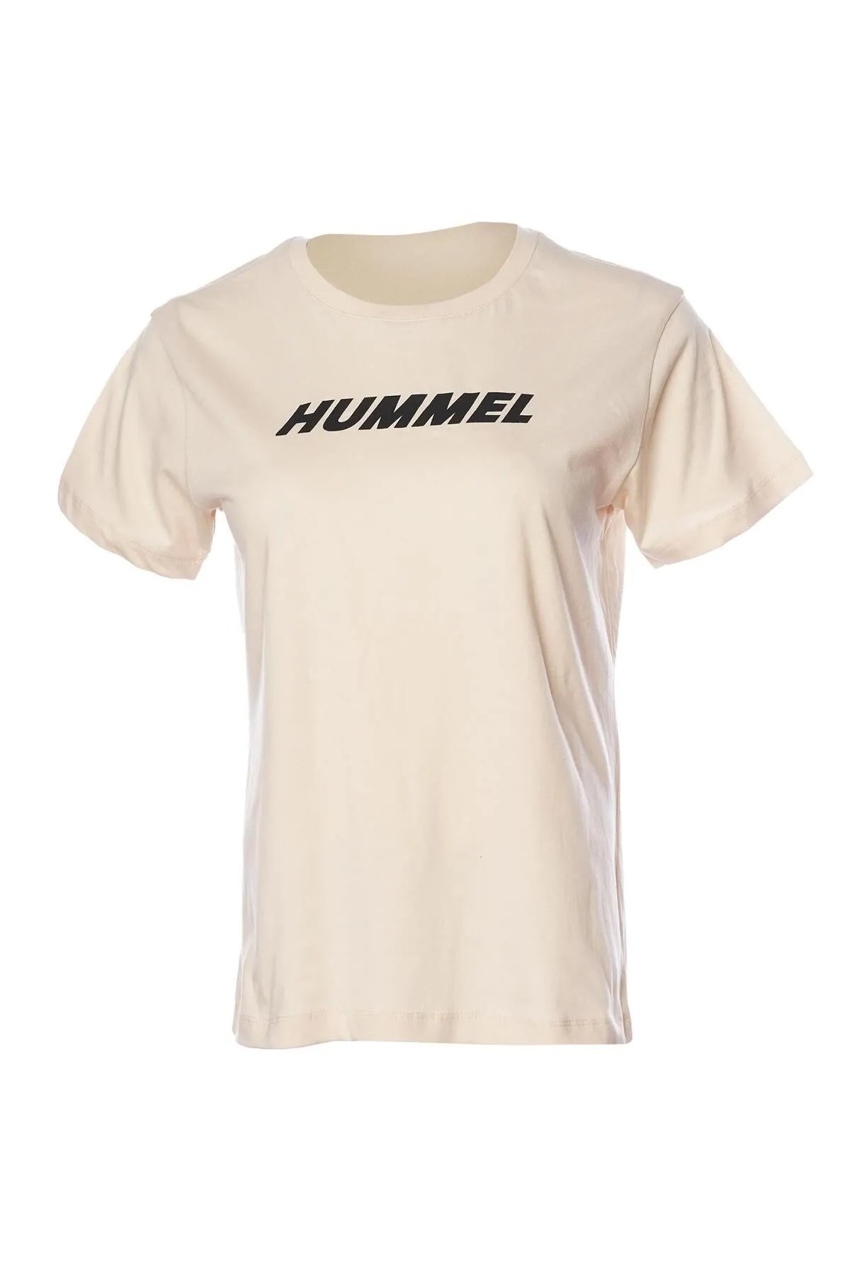 Hummel  T-Te Elemental Logo Cotton  Kadın Tişört Beyaz