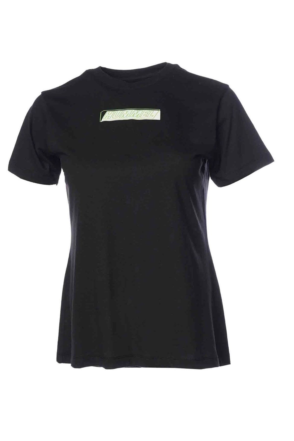 Hummel  T-Te Graphıc Logo Layer Co  Kadın Tişört Siyah