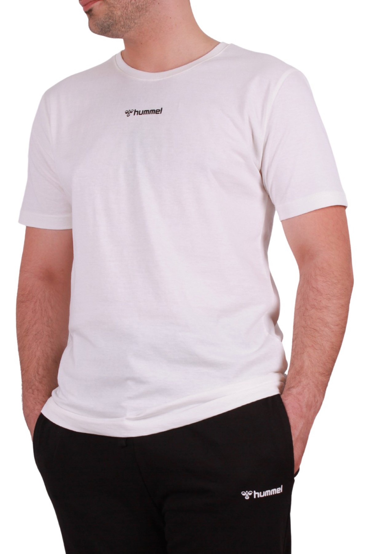 Hummel Mese Erkek Tişört 912030-9003 Beyaz