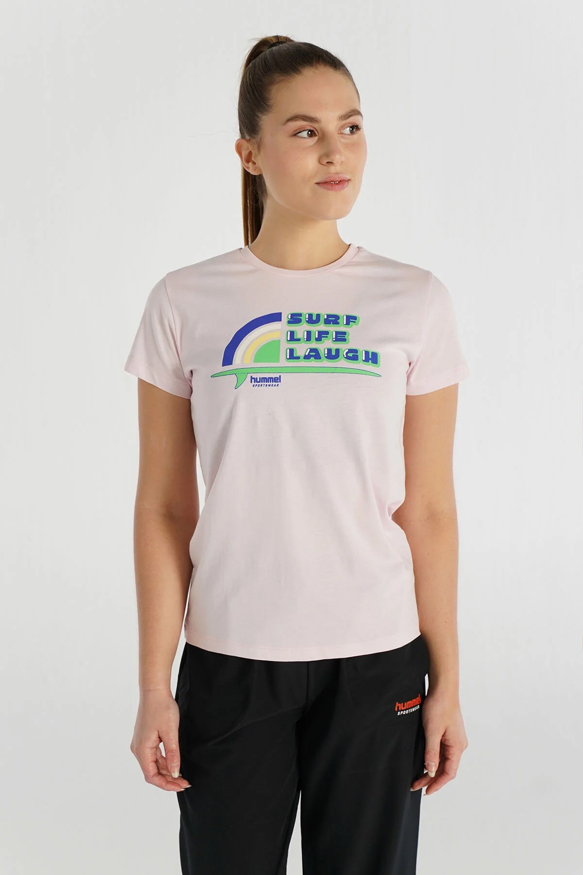 Hummel Barıs  Kadın Tişört Pembe