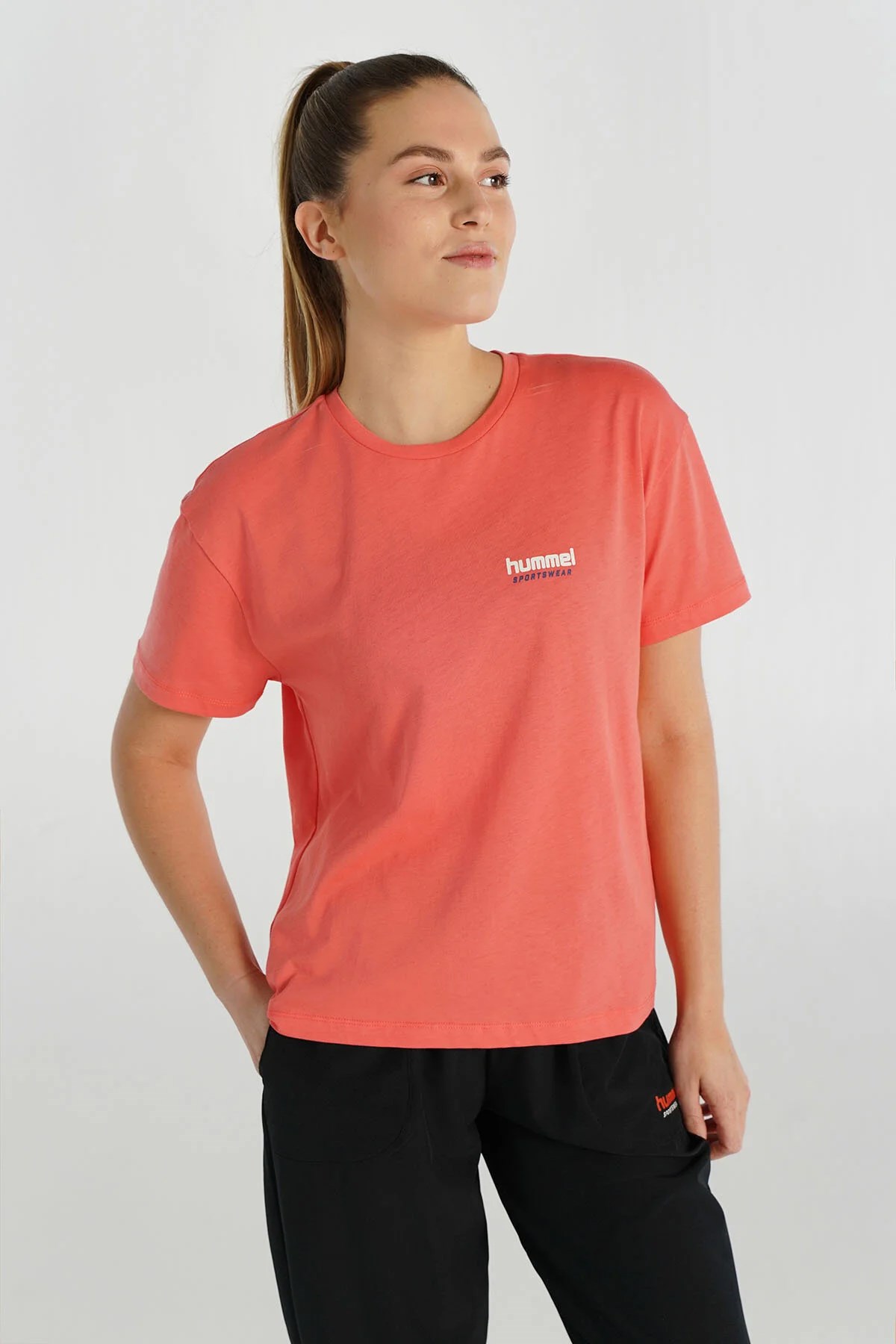 Hummel Boel Kadın Tişört 912075-9952 Pembe