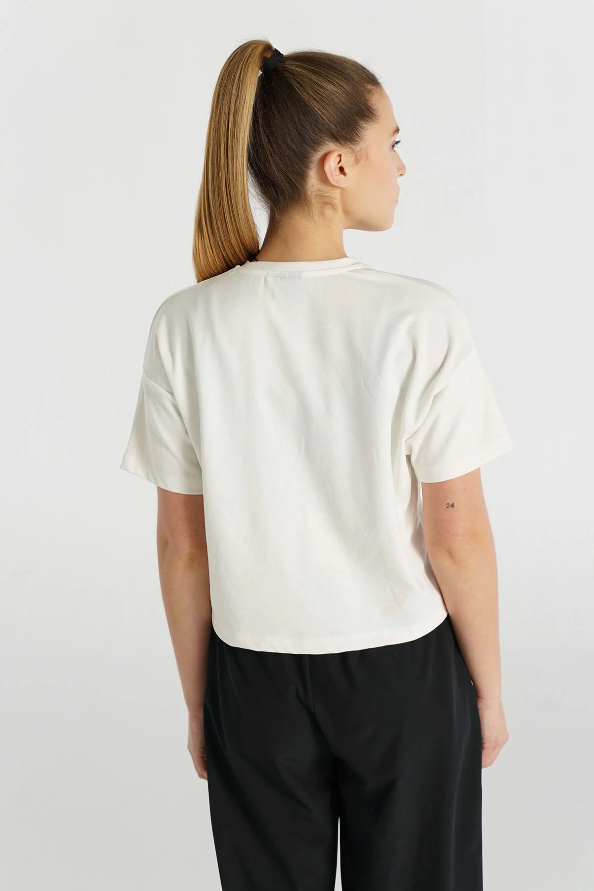 Hummel Cape Kadın Tişört 912080-9003 Beyaz