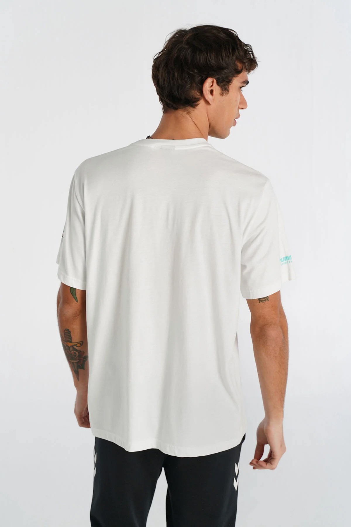 Hummel  Ifans Oversize  Erkek Tişört Beyaz