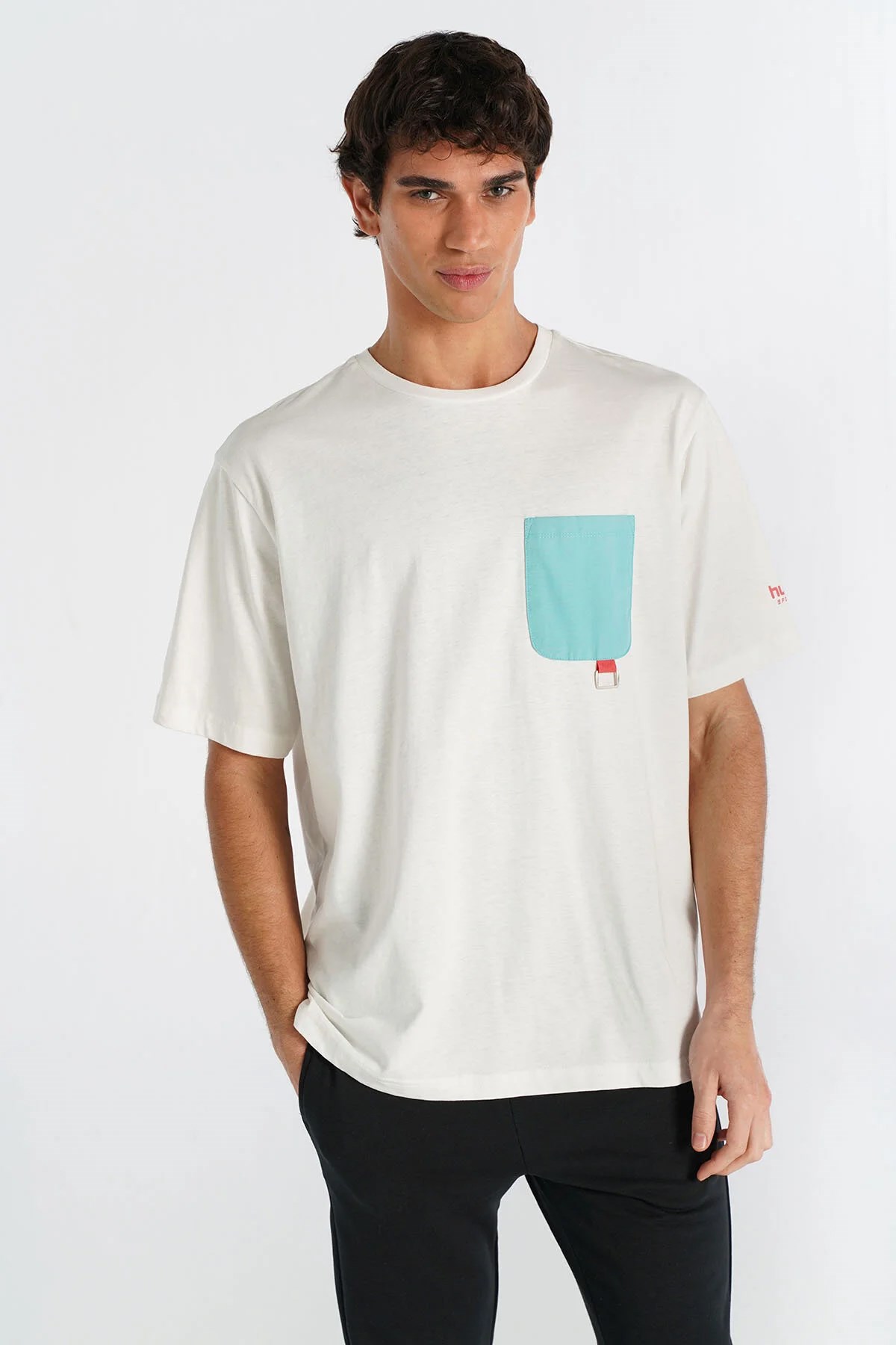 Hummel Marc Oversize Erkek Tişört 912139-9003 Beyaz