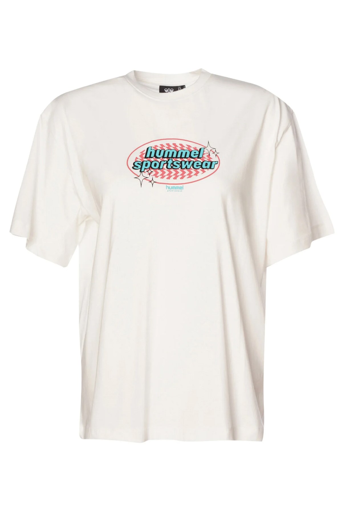 Hummel Patez Oversize Kadın Tişört 912150-9003 Beyaz