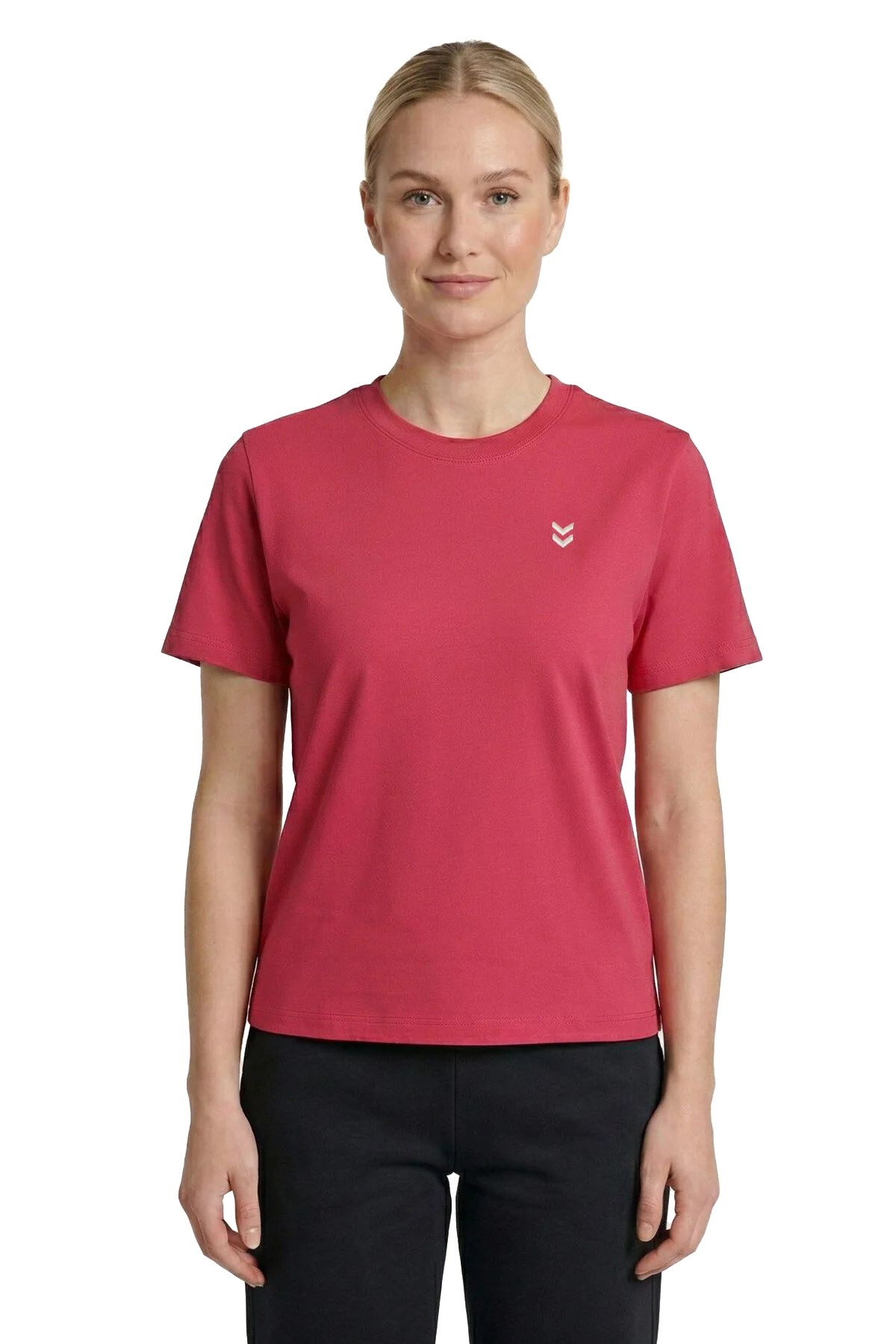 Hummel T-Pulse Kadın Tişört 912261-2883 Kırmızı