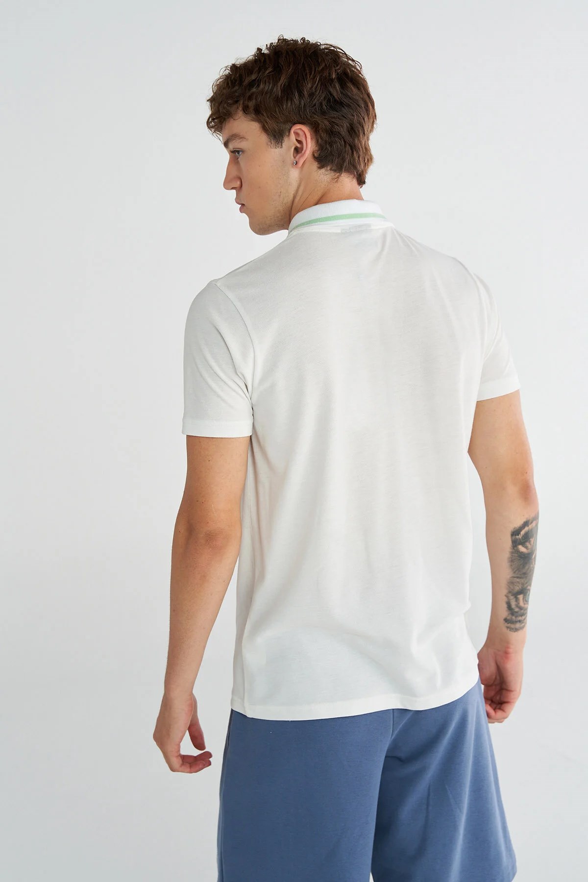 Hummel Wayne Polo Erkek Tişört 912264-9003 Beyaz