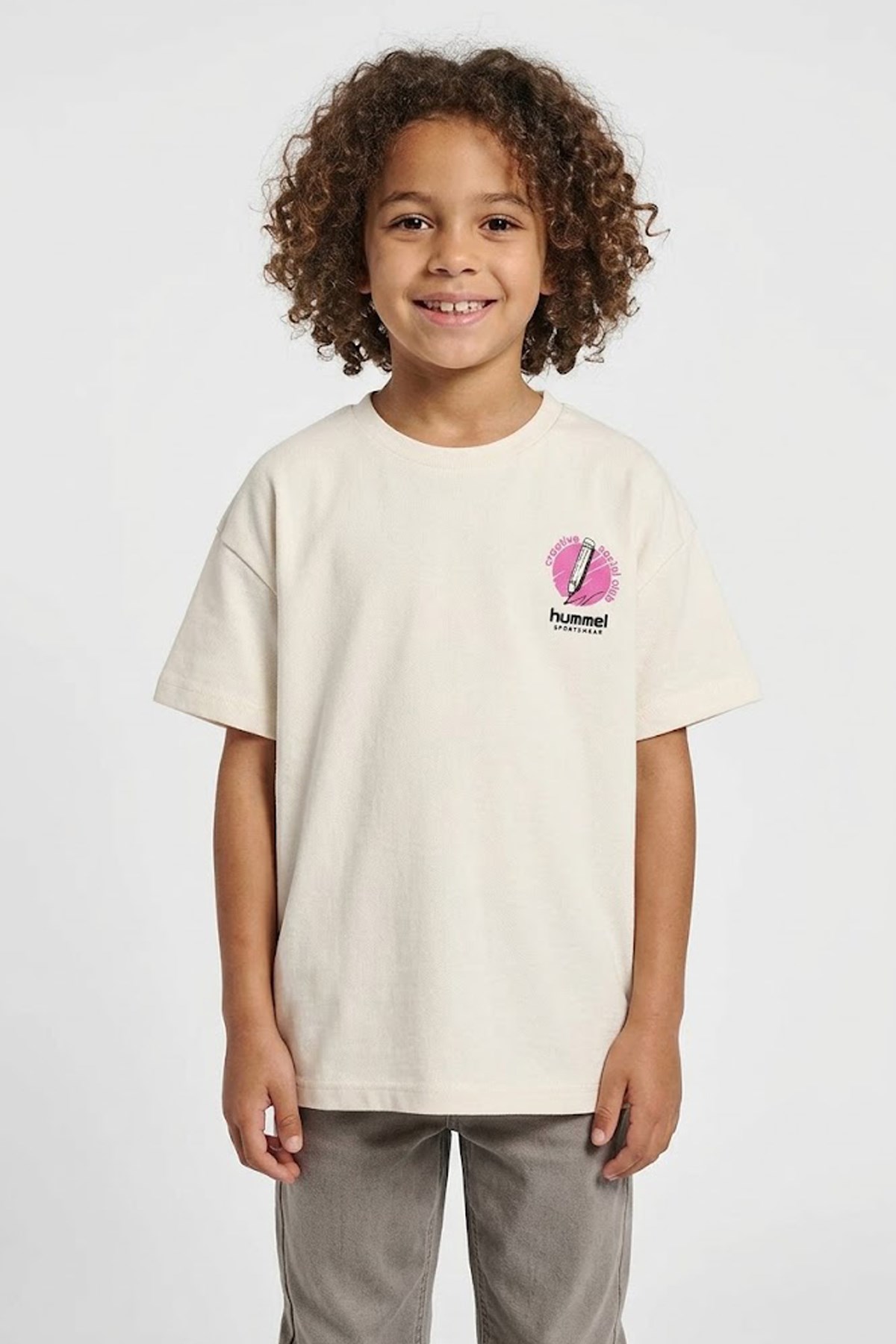 Hummel Lana Çocuk Tişört 912311-9157 Beyaz