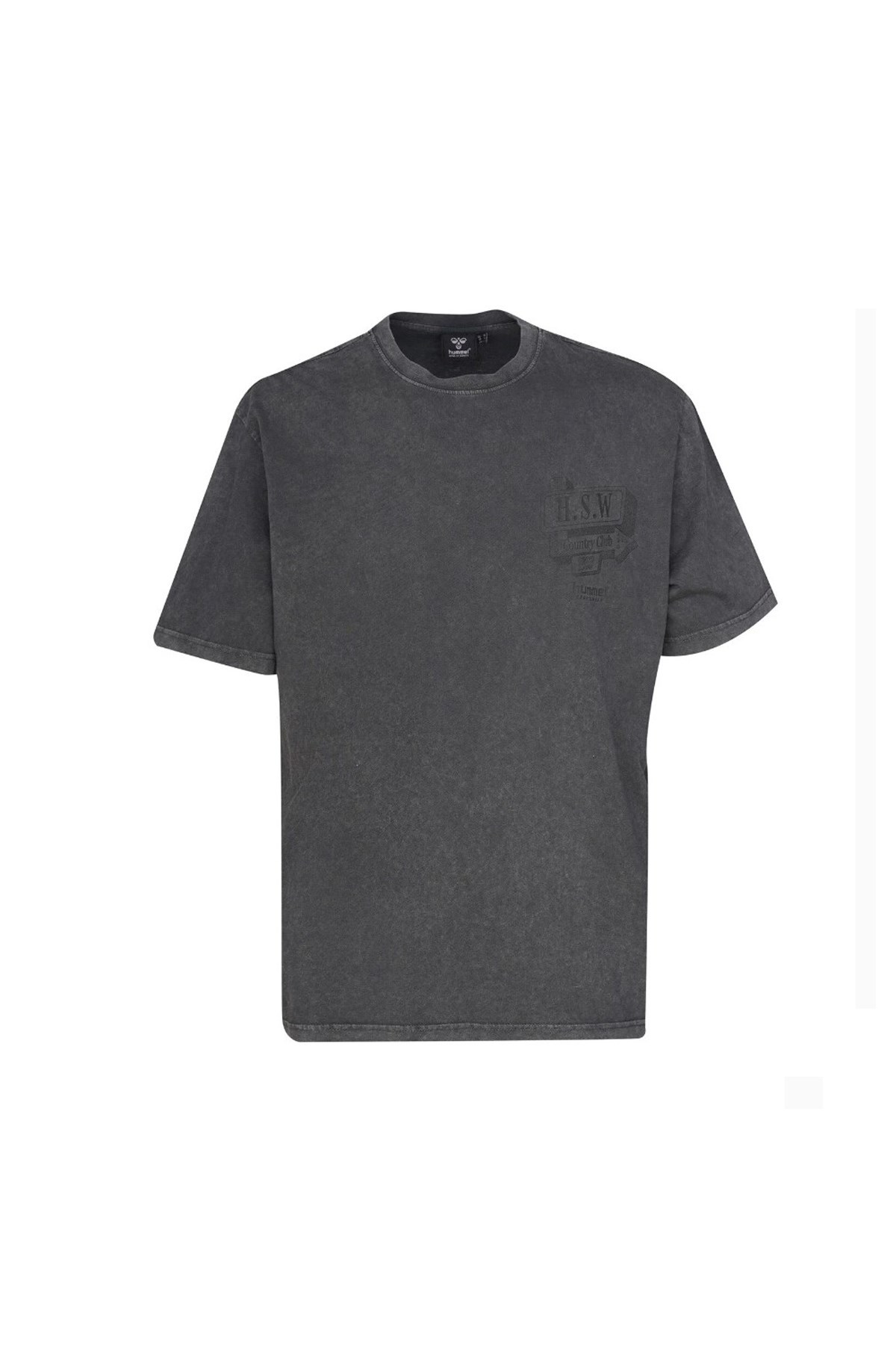Hummel Yantar Oversize Erkek Tişört 912370-2001 Siyah