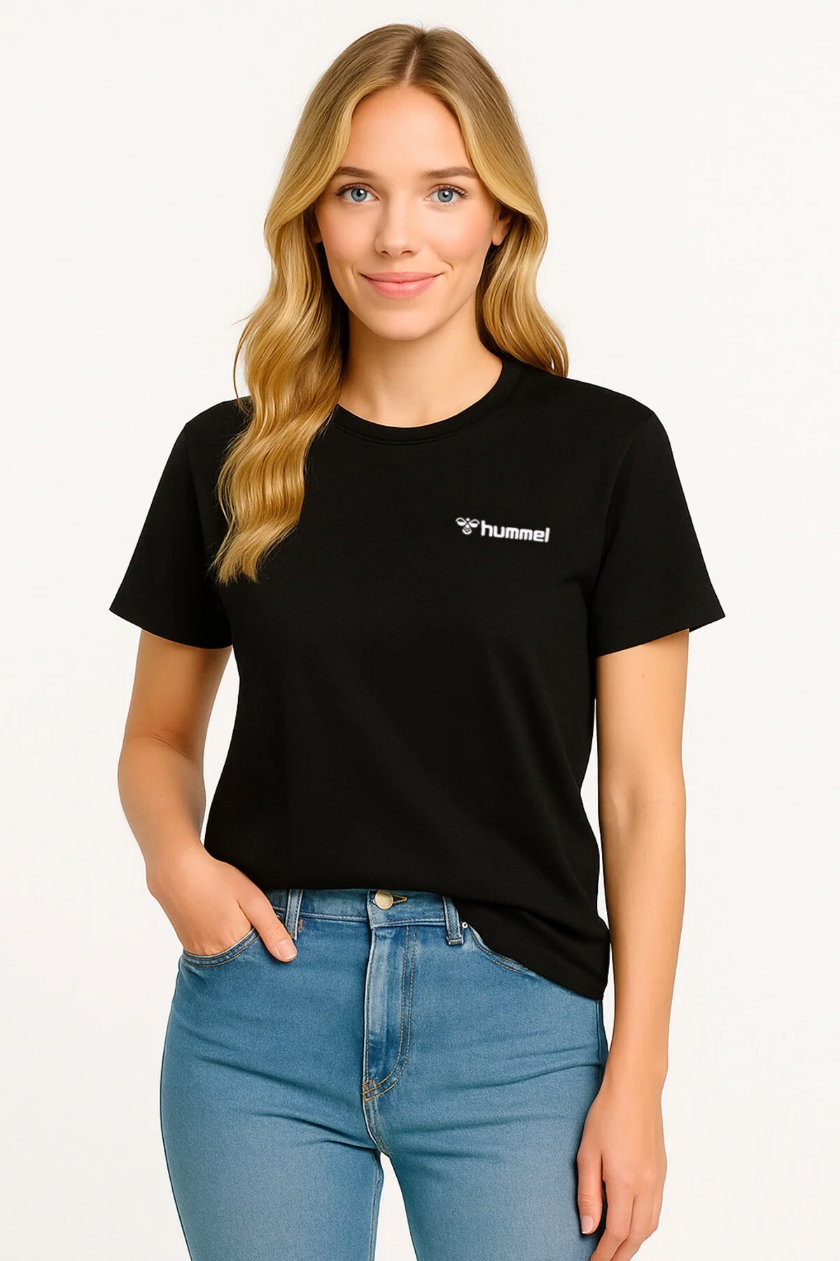 Hummel Jullianna Kadın Tişört 912391-2001 Siyah