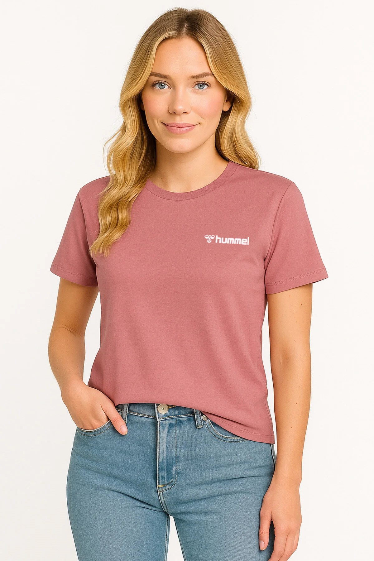 Hummel Jullianna Kadın Tişört 912391-3325 Pembe