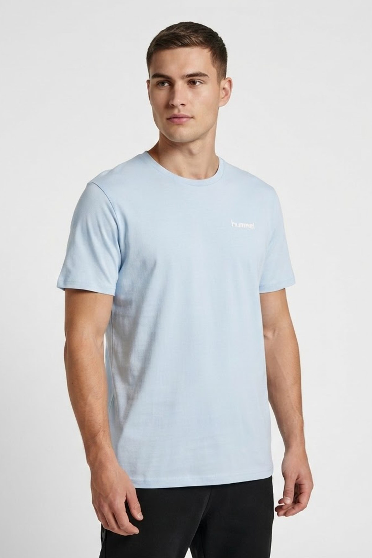 Hummel Alexe Unisex Tişört 912406-9950 Mavi