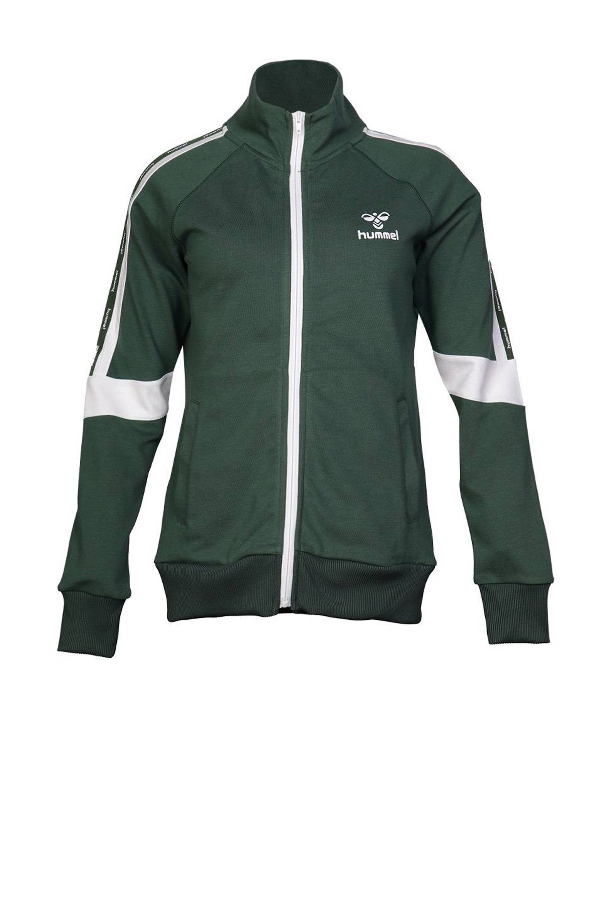 Hummel Ainsley Zip Kadın Sweatshirt 920768-6761 Yeşil