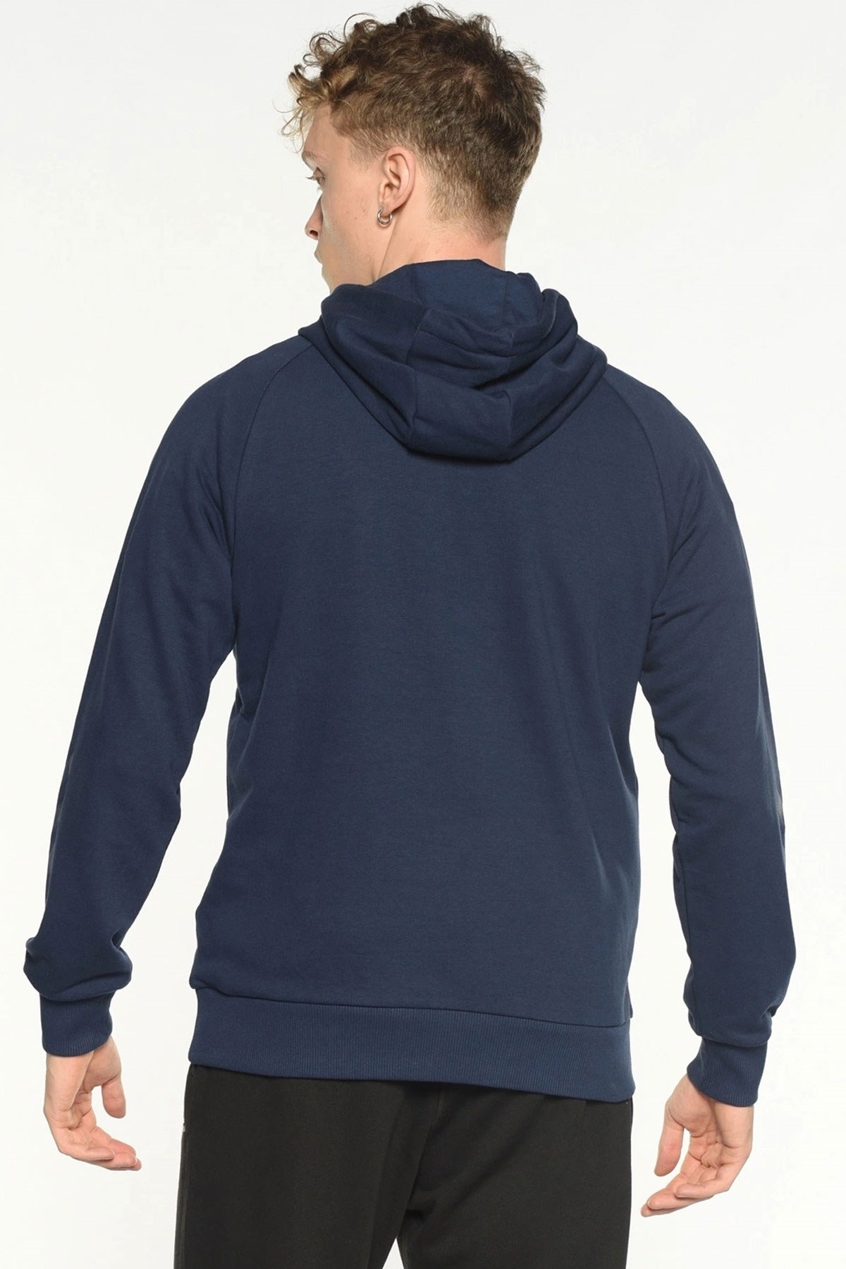 Hummel Maroni Erkek Kapşonlu Sweatshirt 920892-7480 Lacivert
