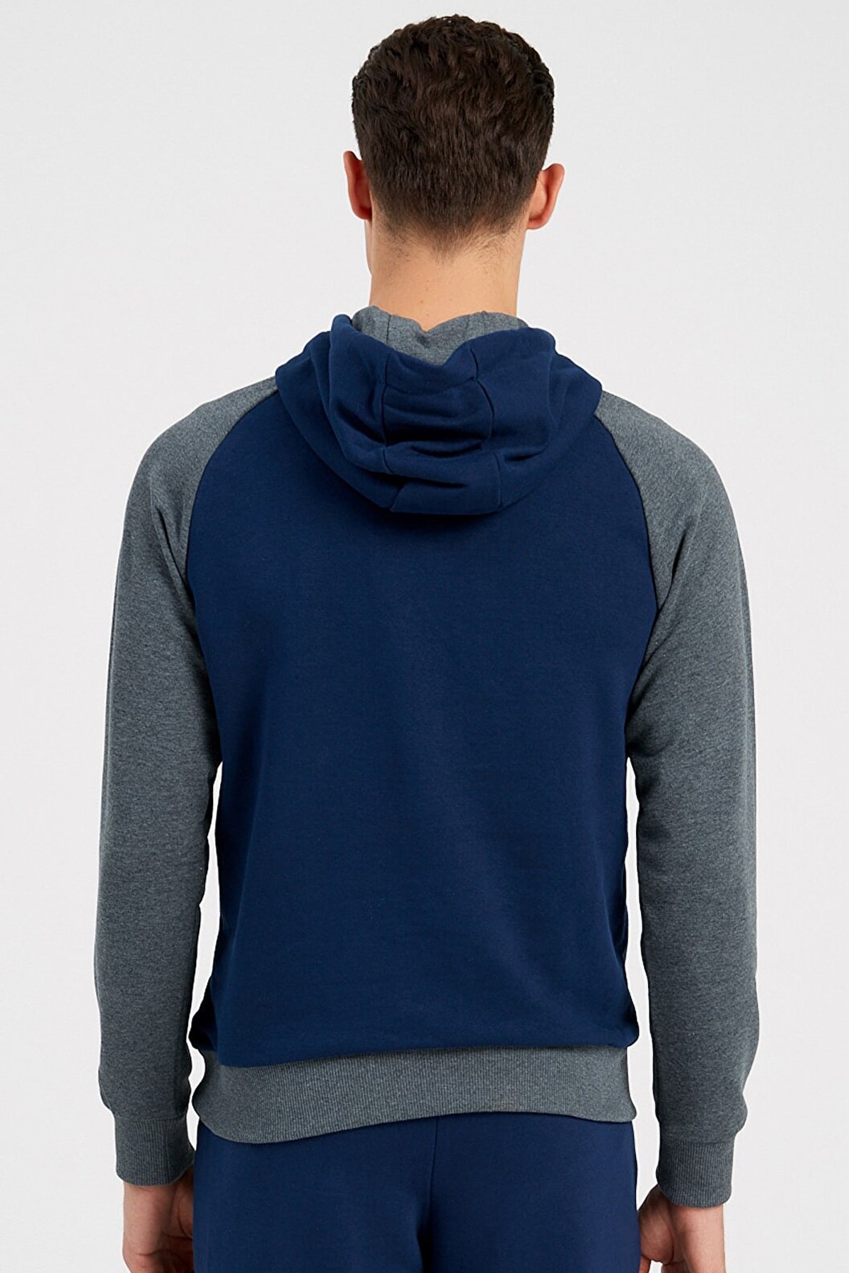 Hummel Regow Erkek Kapşonlu Sweatshirt 920894-7480 Lacivert
