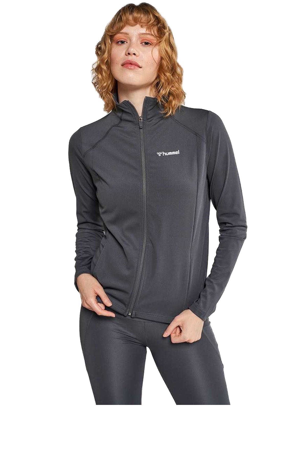 Hummel Calisto  Zip Kadın Sweatshirt 920973-3902 Antrasit