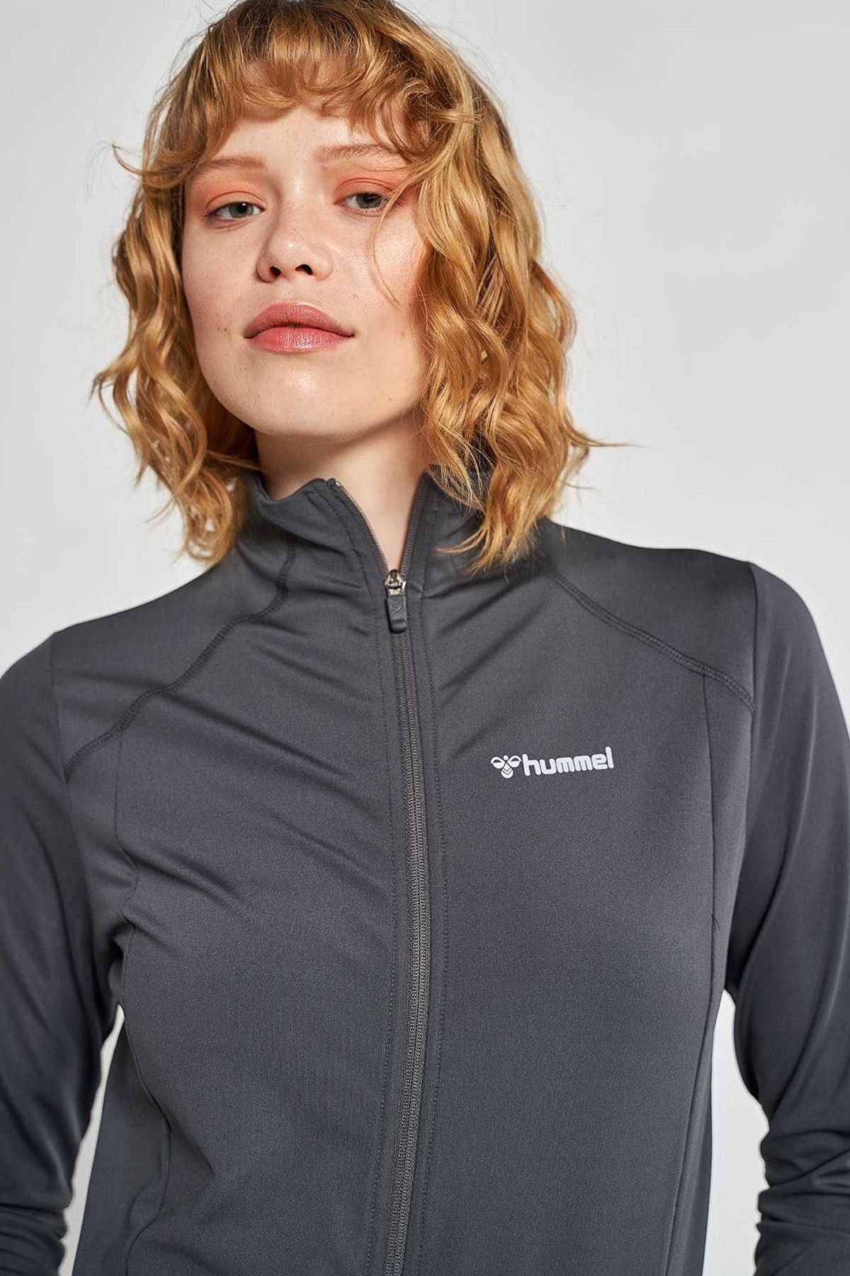 Hummel Calisto  Zip Kadın Sweatshirt 920973-3902 Antrasit